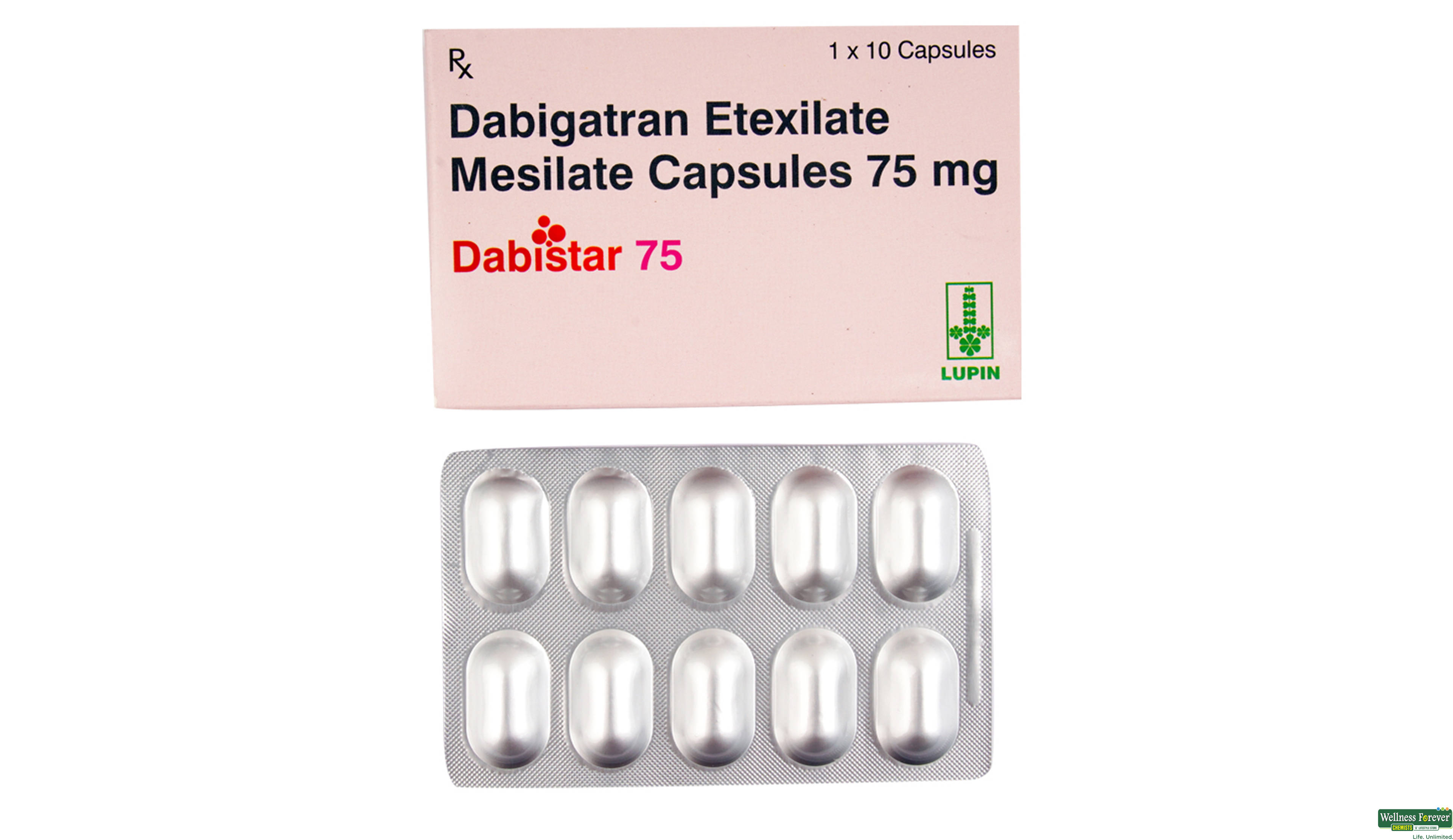 DABISTAR 75MG 10CAP- 1, 10CAP, 