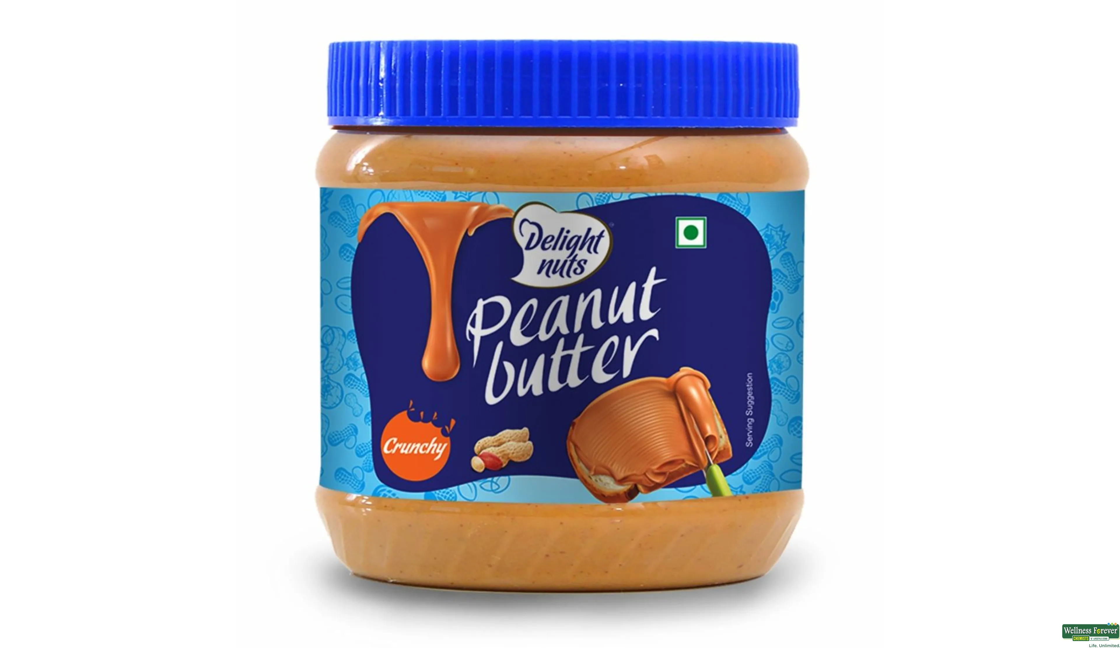 DELIGHT NUTS PEANUT BUTTER CRUNCHY 340GM- 1, 340GM, 