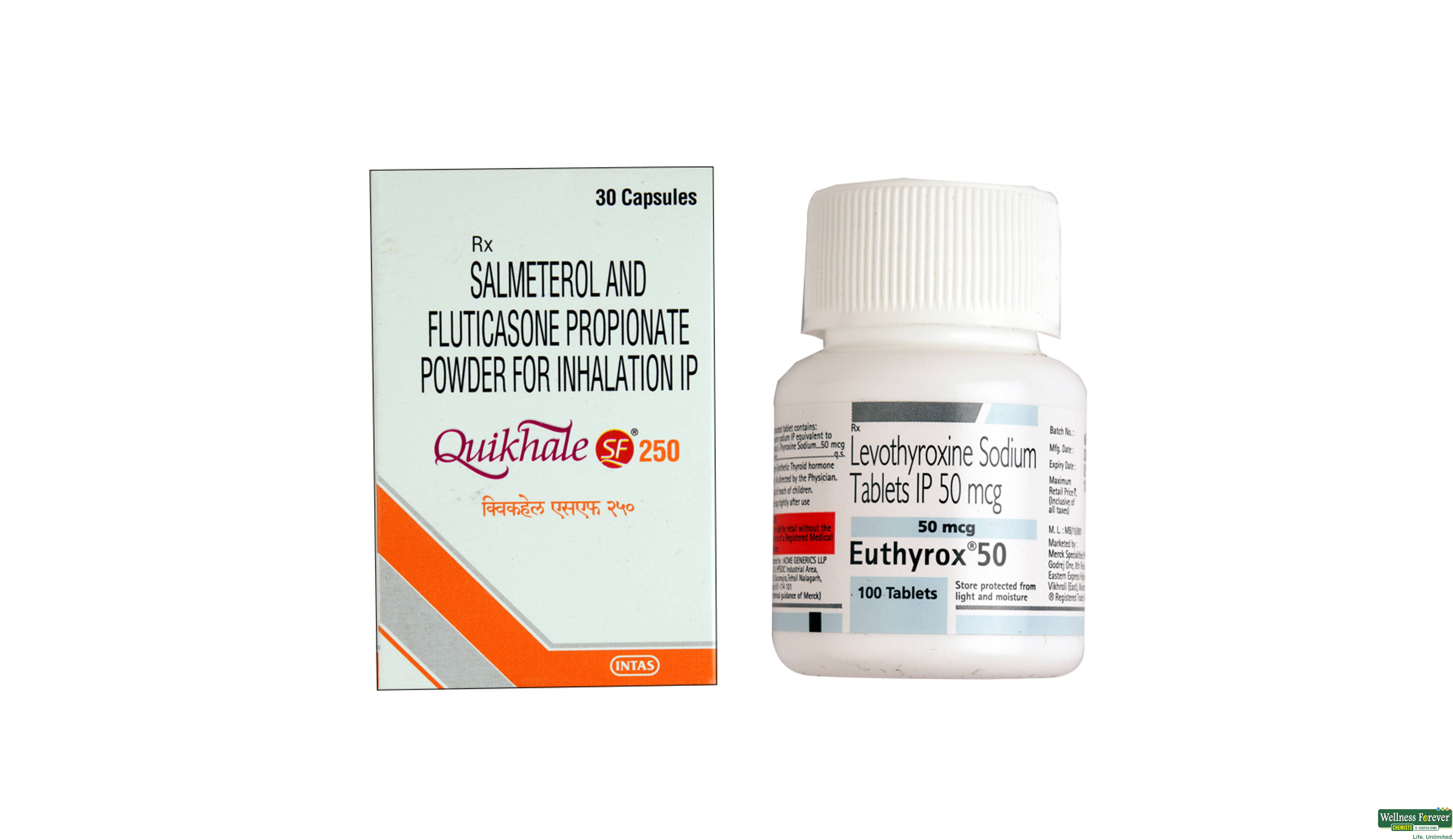 EUTHYROX 50MCG 100TAB- 1, 100TAB, 