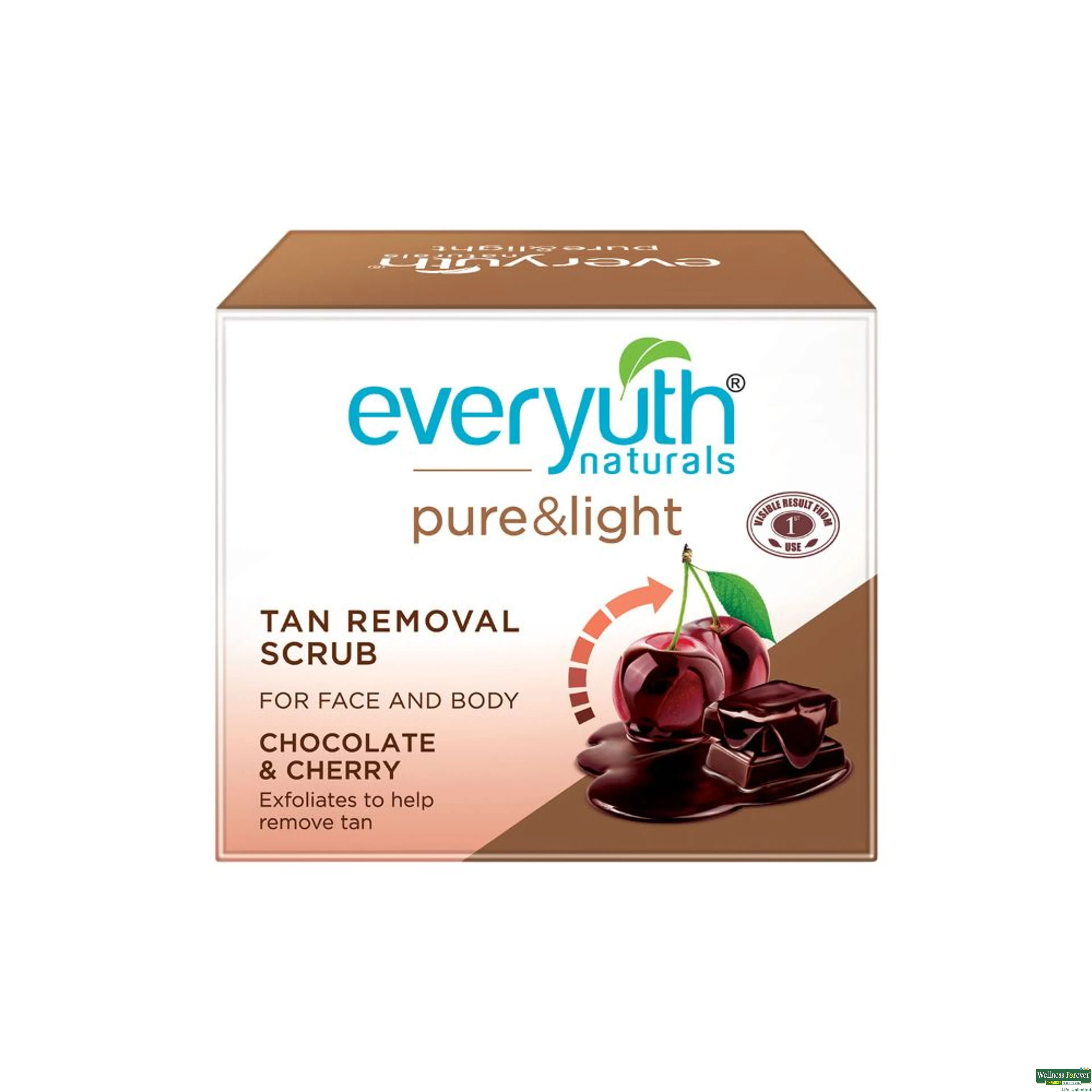 EVERYUTH F/PACK TAN REMOV CHOC/CHER 50GM-image