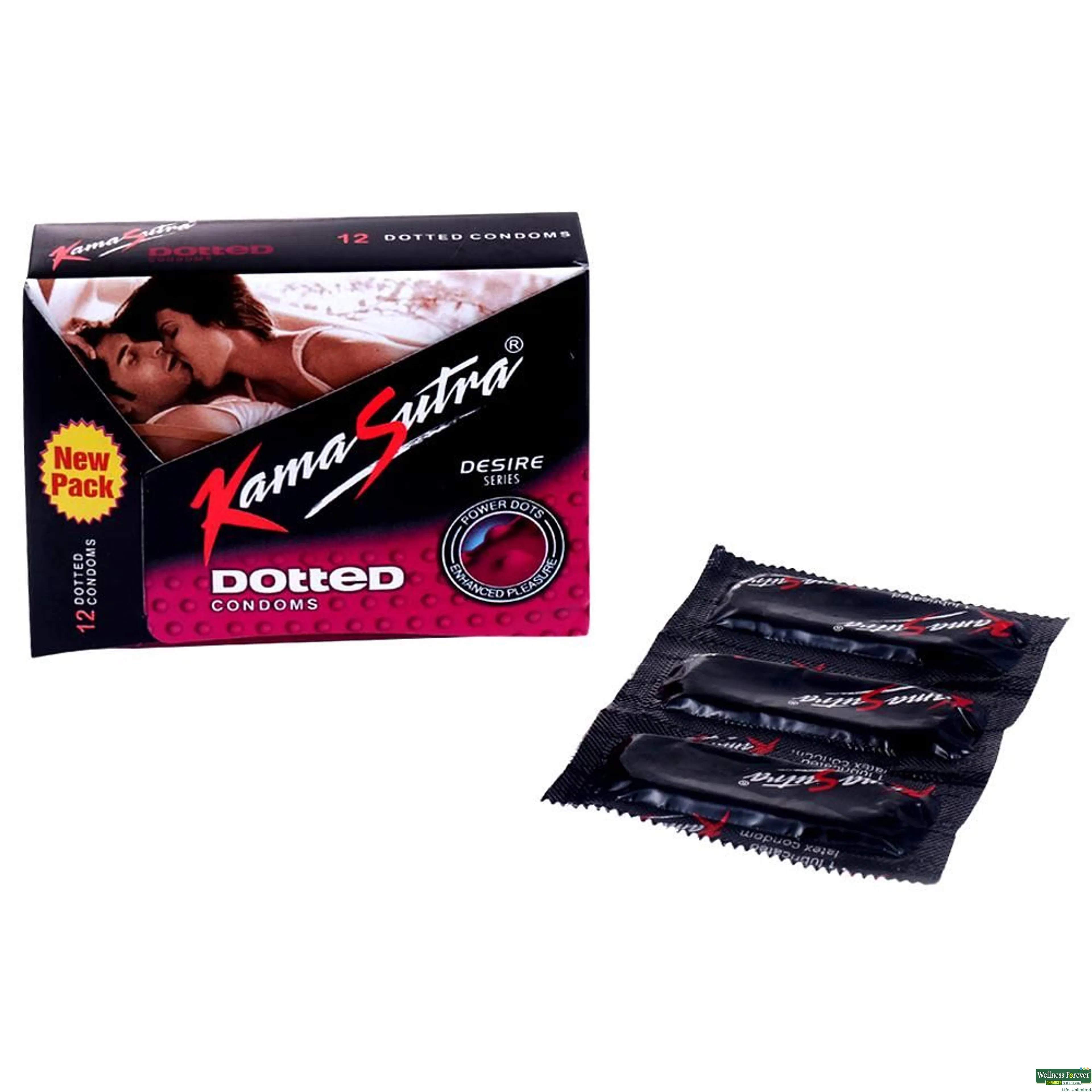 KS CONDOM DOTTED 12PC-image