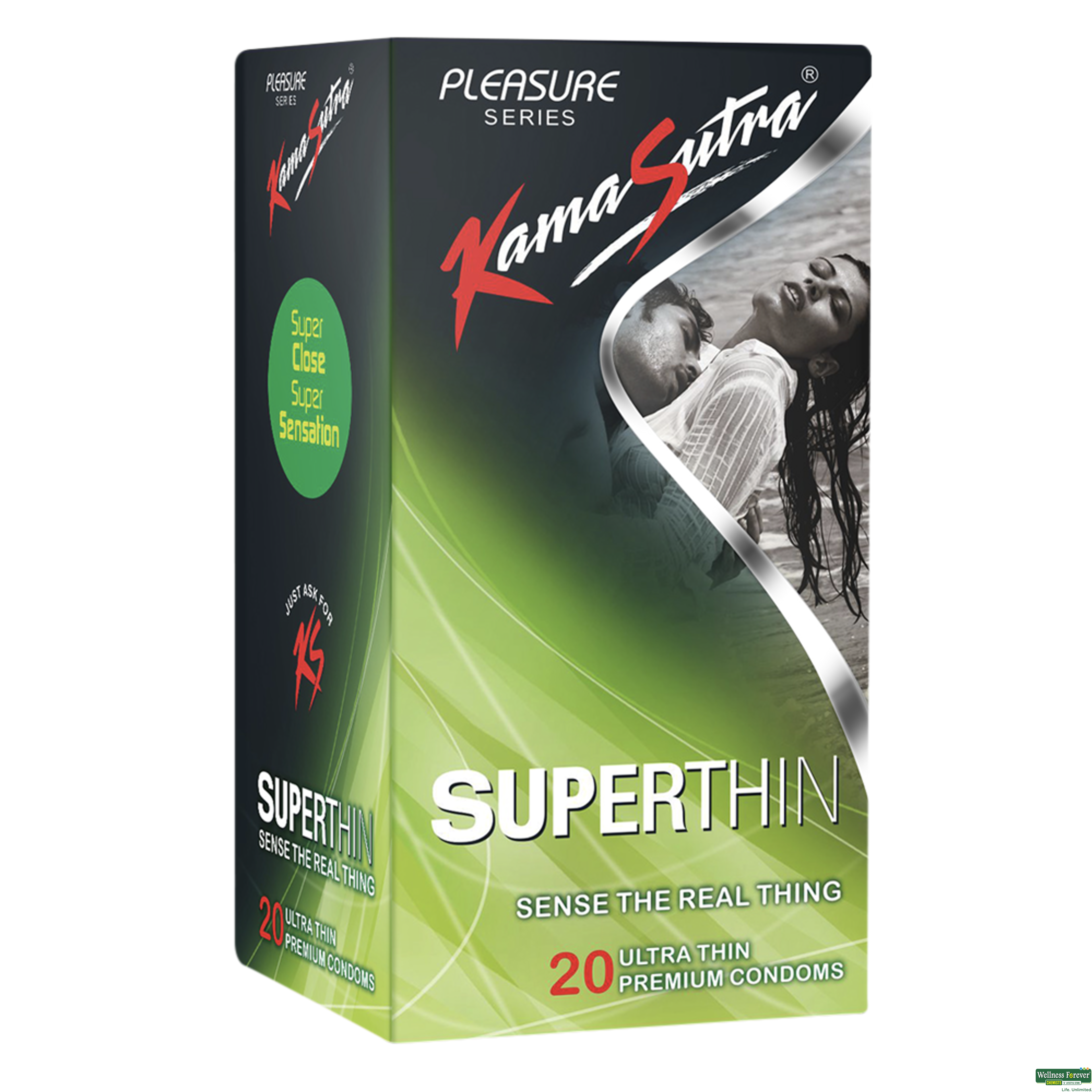 Kamasutra Superthin Condoms For Men, 12  Pieces-image