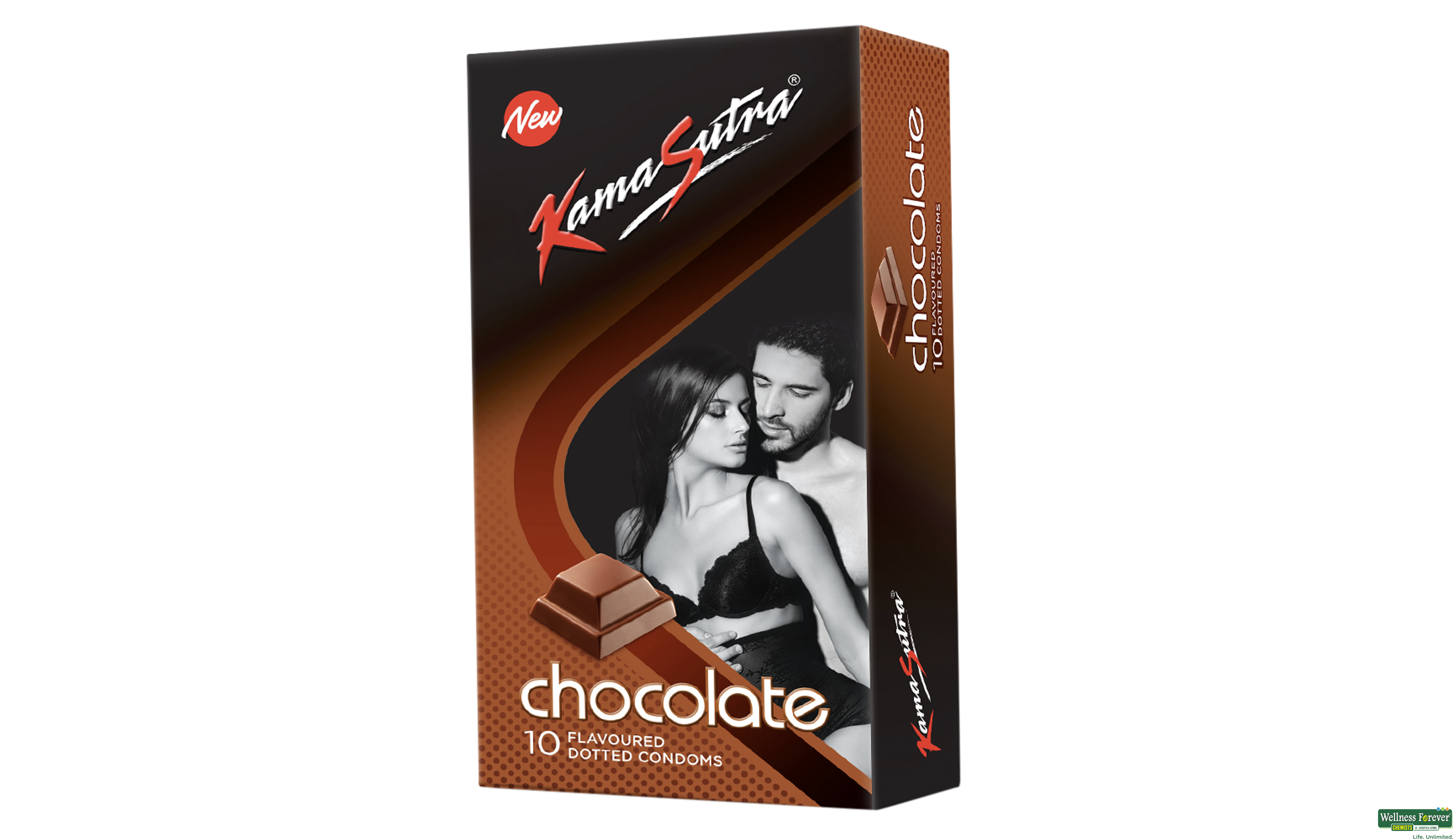 KS CONDOM CHOC 10PC- 1, 10PC, 