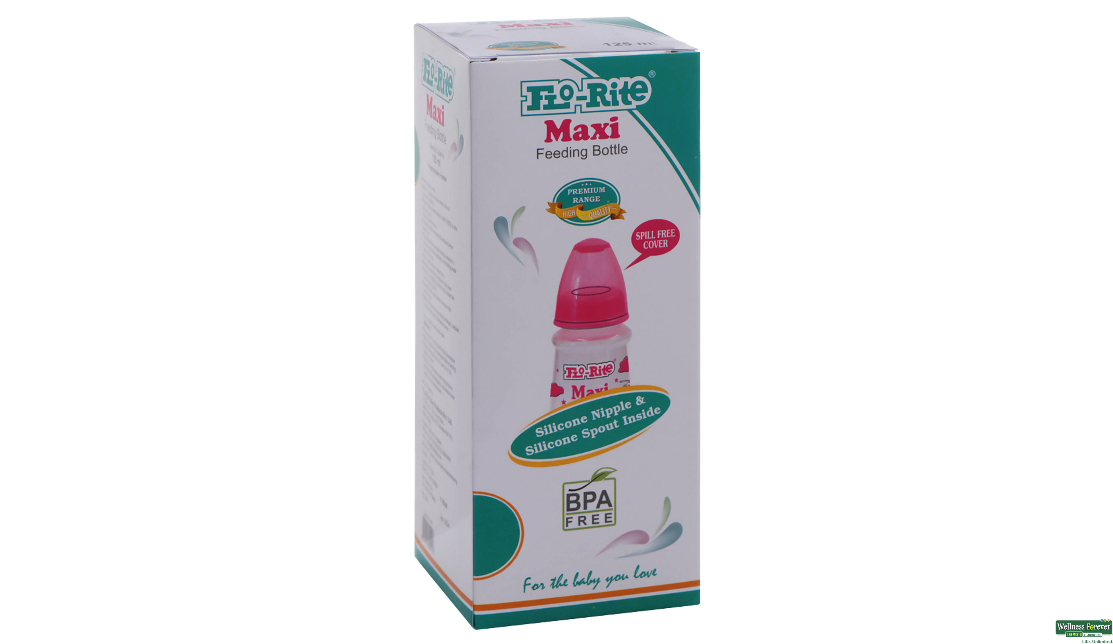 FLOR FEED/BOTT MAXI 125ML- 1, 125ML, null