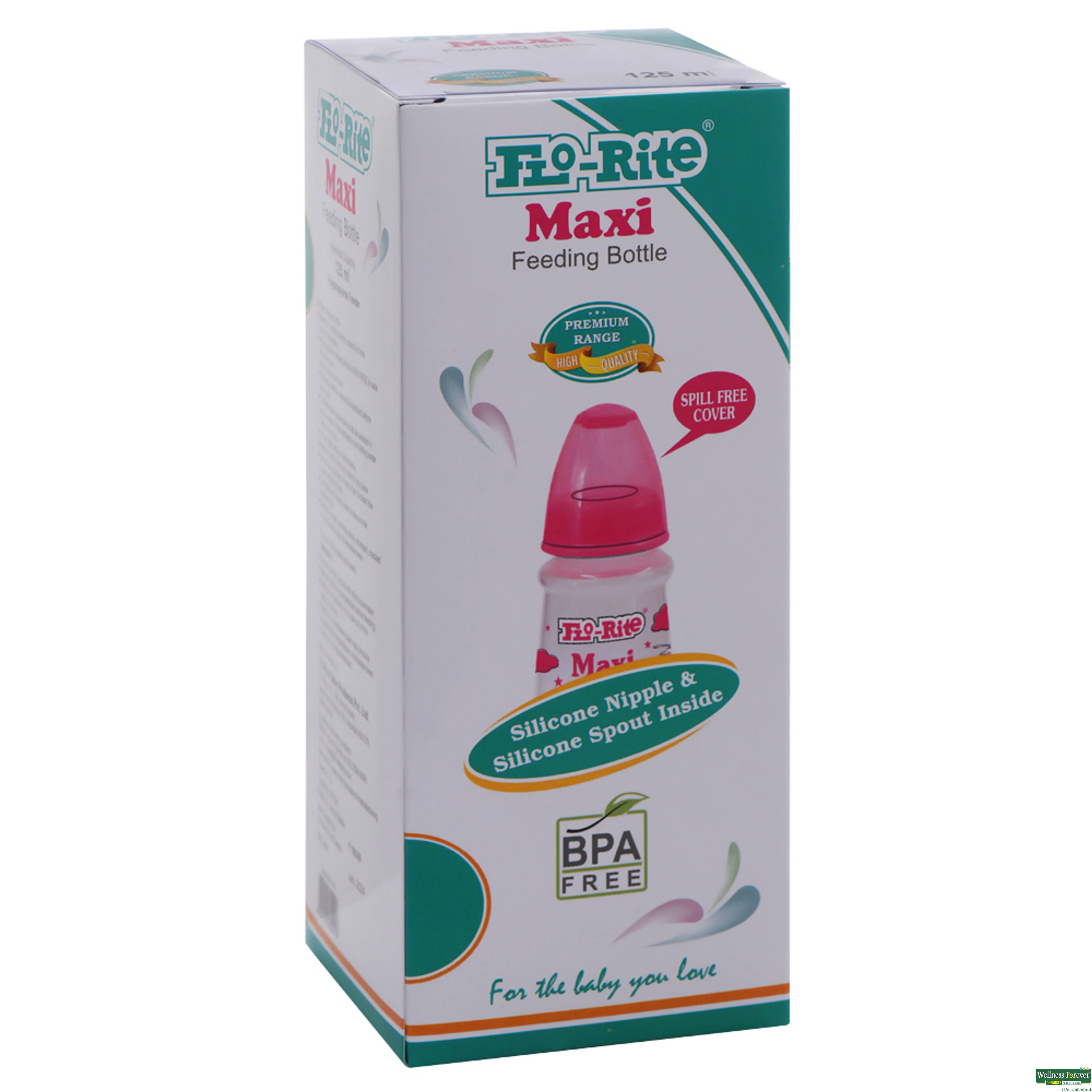 Flo-Rite Maxi 125ml Feeding Bottle 1 Piece-image