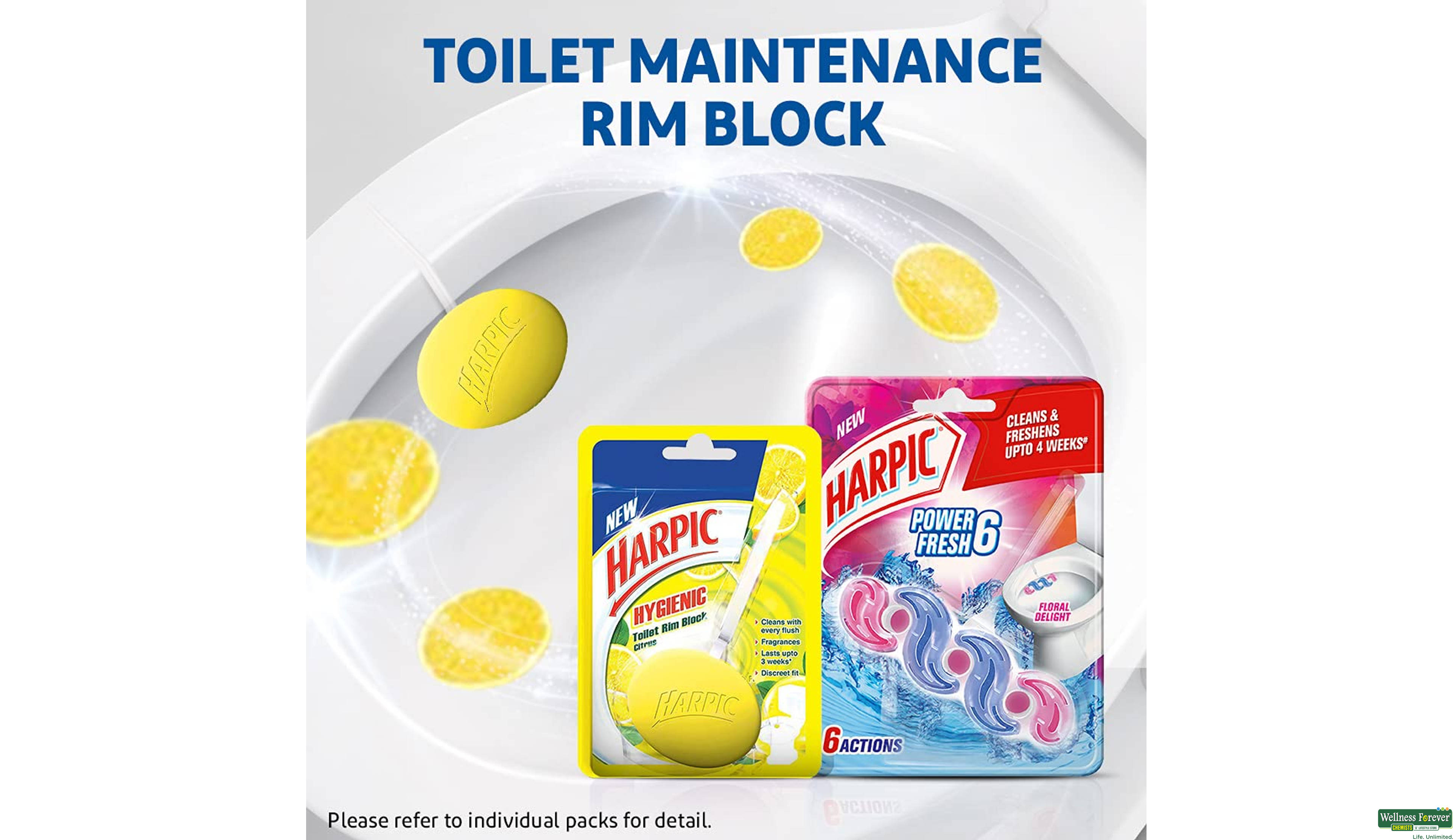 HARPIC TOILET RIM BLOCK CITRUS- 7, 1PC, 