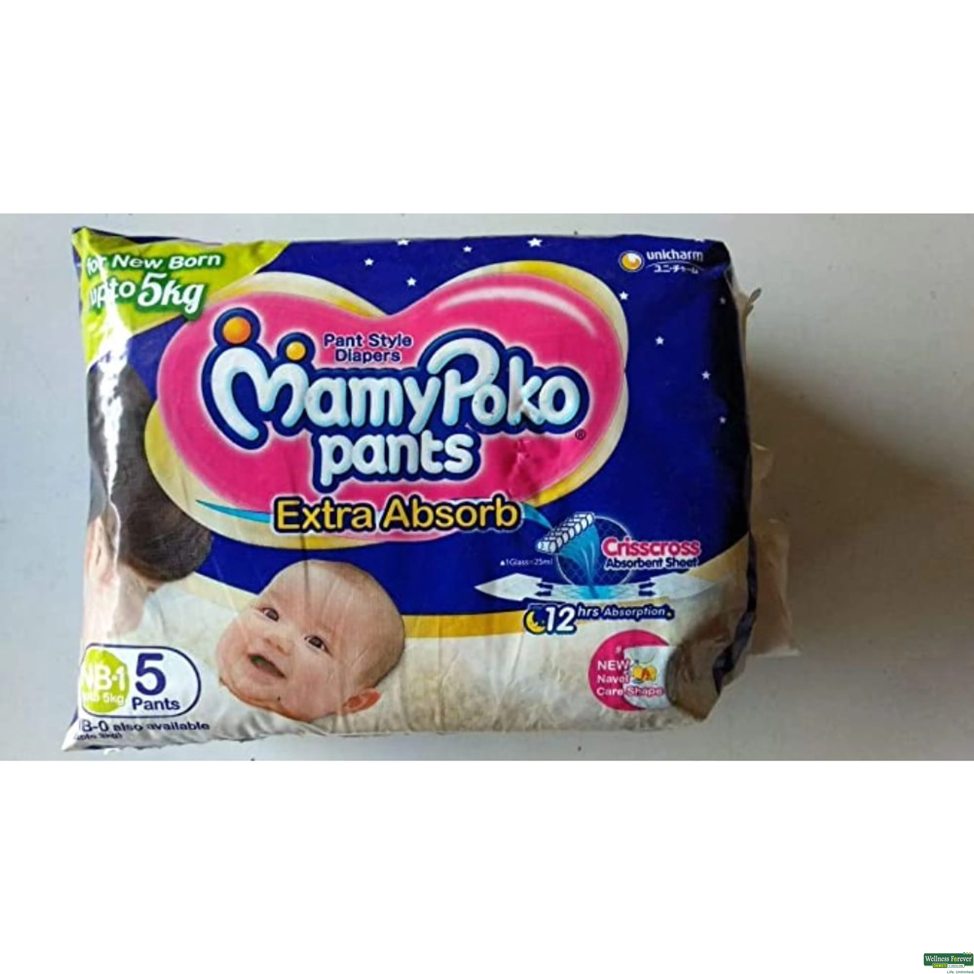 MAMY POKO DIAP PANTS NEW BORN 5PC-image