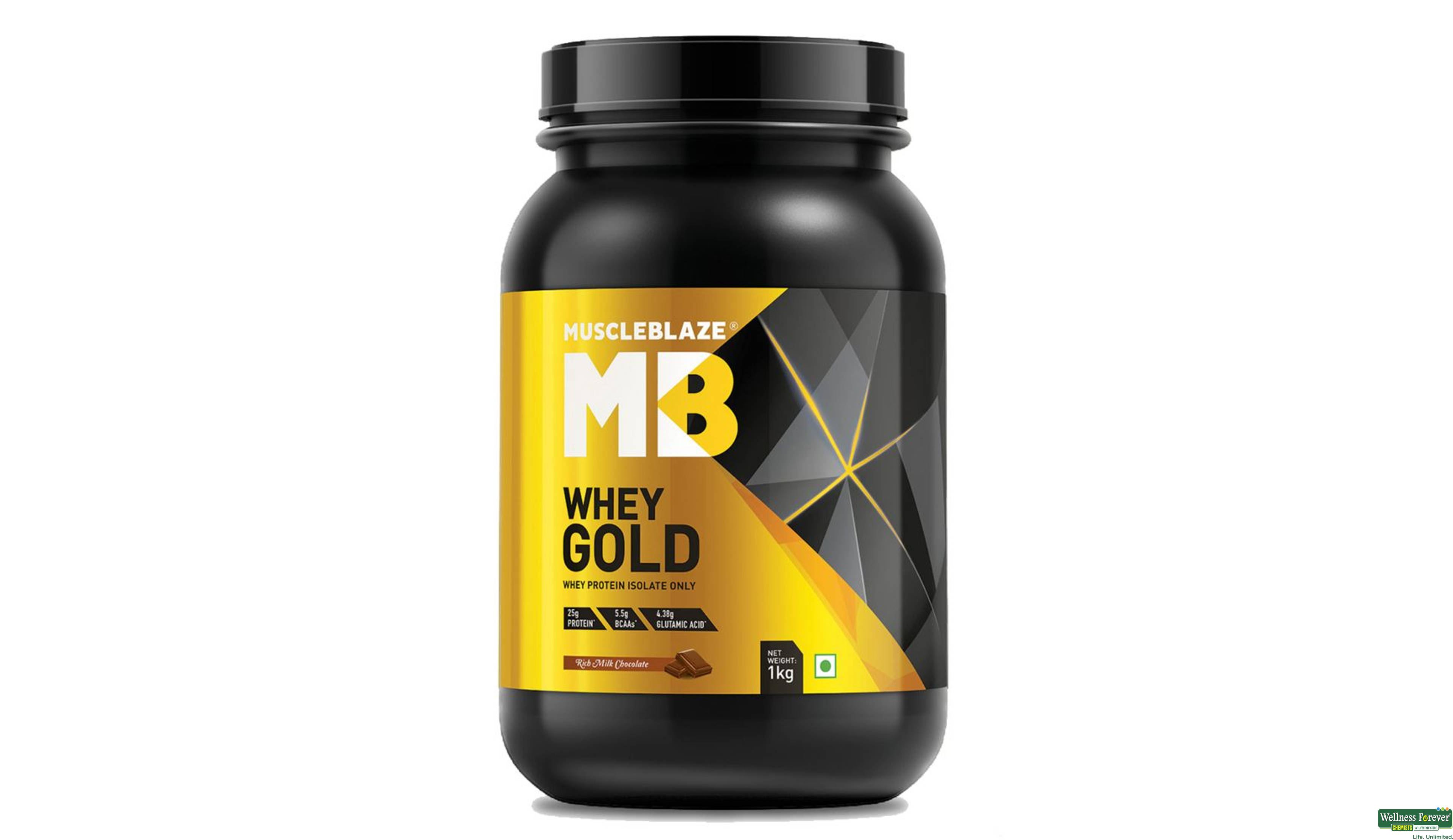 MB PWDR WHEY GOLD CHOC 1KG- 1, 1KG, 