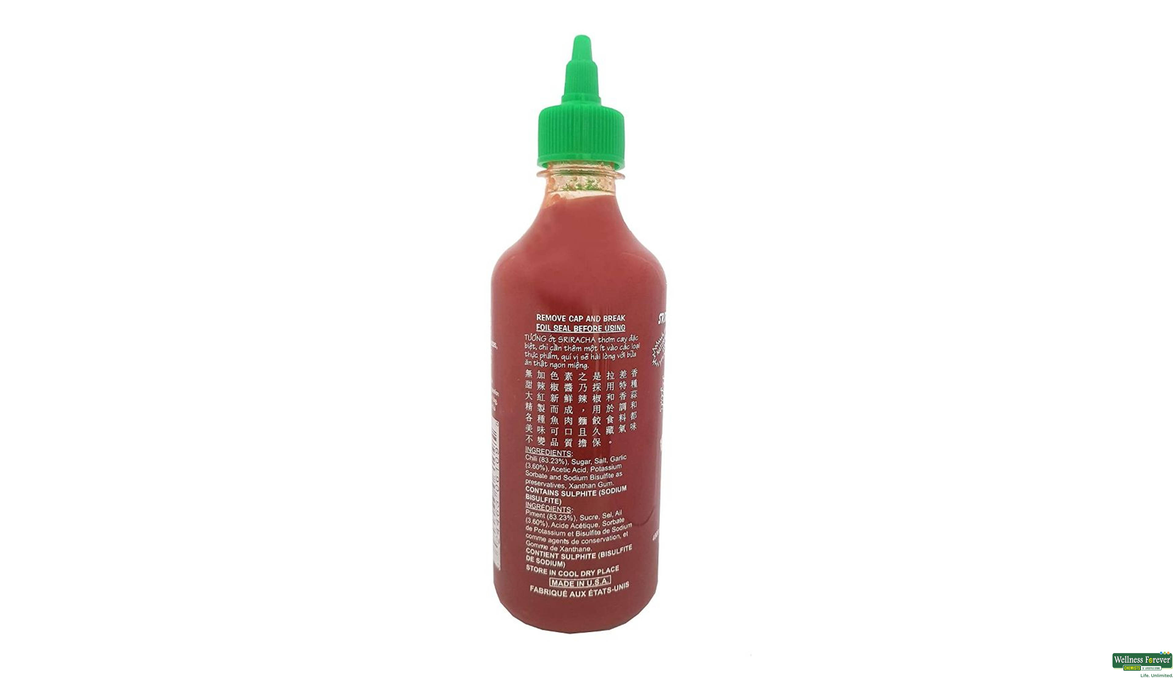 HUY FONG SAUCE SRIRACHA HOT CHILI 435ML- 3, 435GM, 