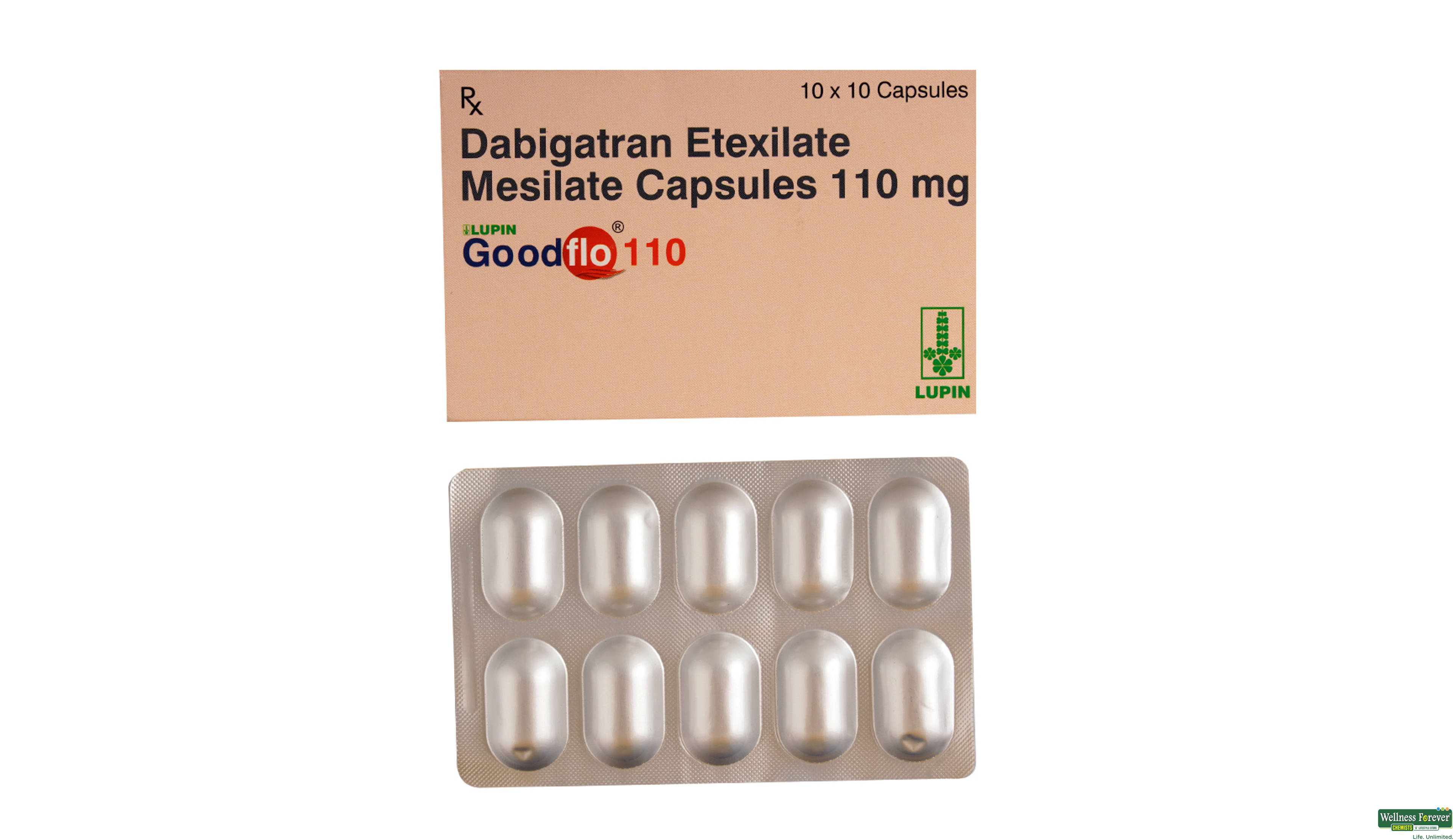 GOODFLO 110MG 10TAB- 1, 10TAB, 
