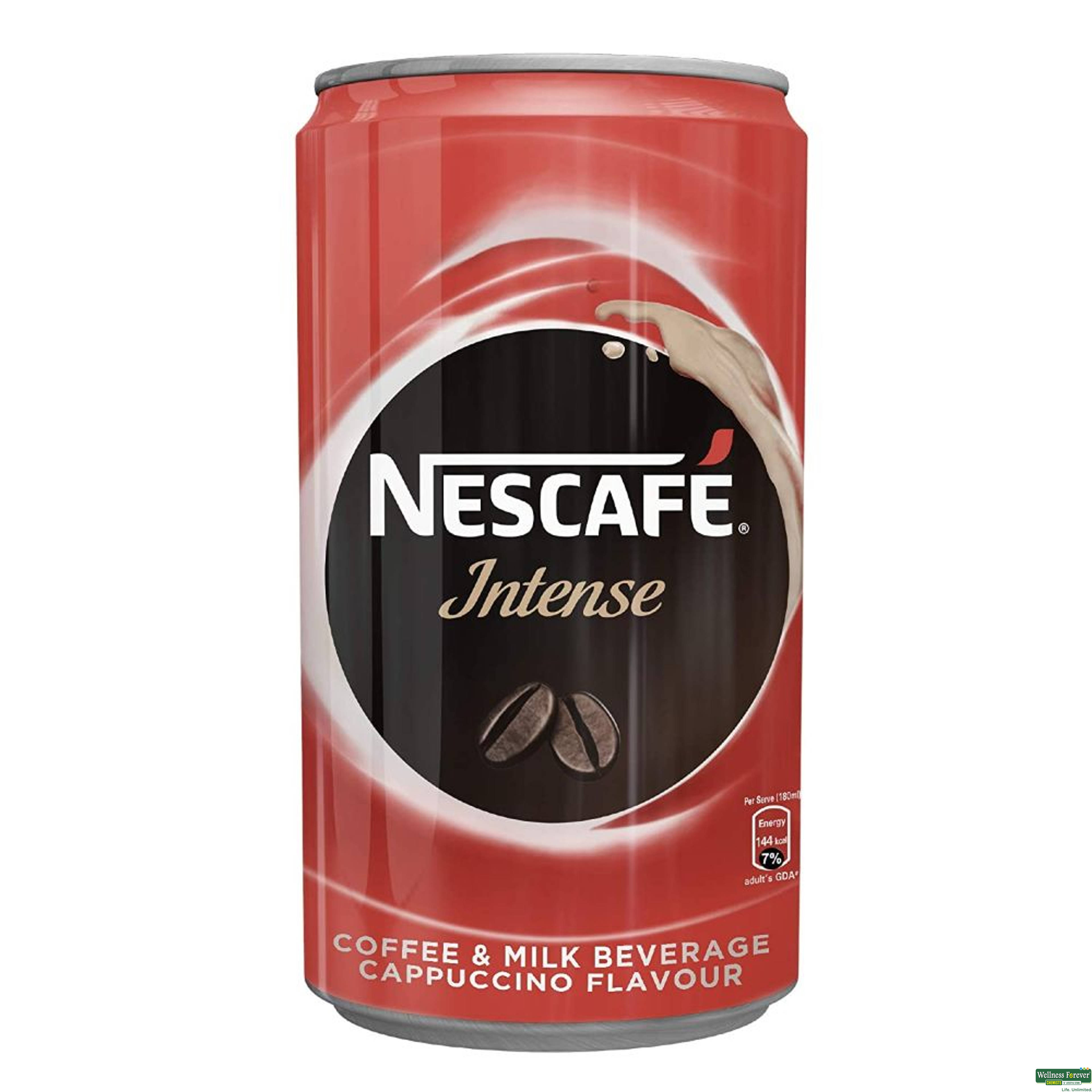 Nescafe Intense Cafe Cold Coffee Can, 180 ml-image