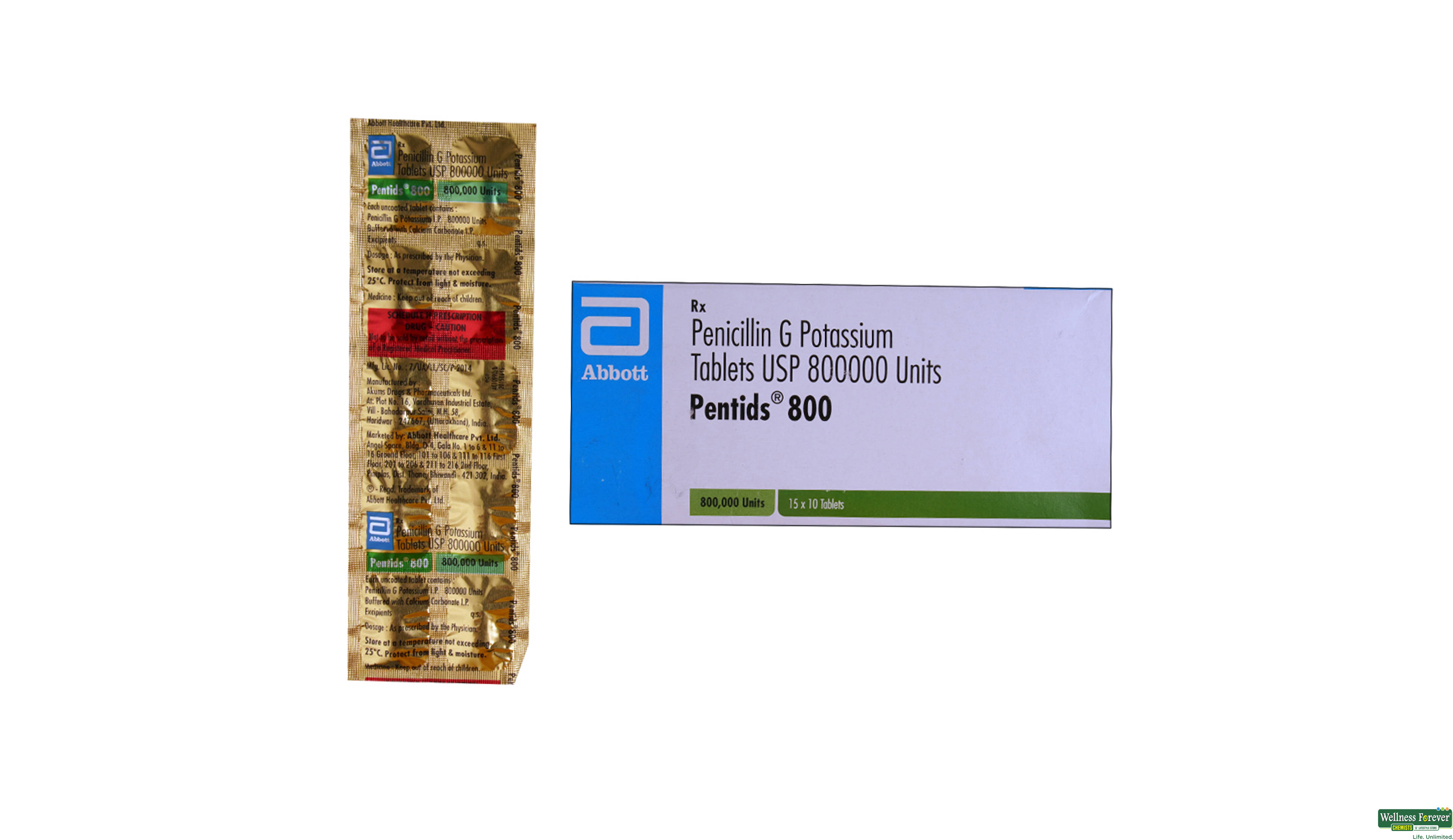 PENTIDS 800MG 10TAB- 1, 10TAB, 