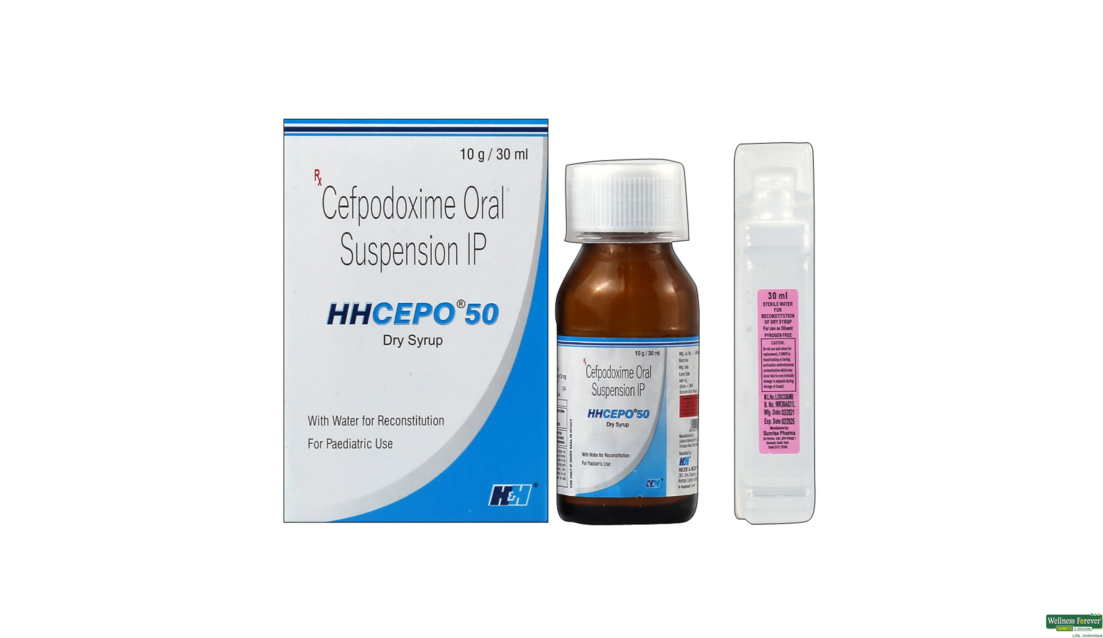 HHCEPO 50MG DRY SYP 30ML- 1, 30ML, 