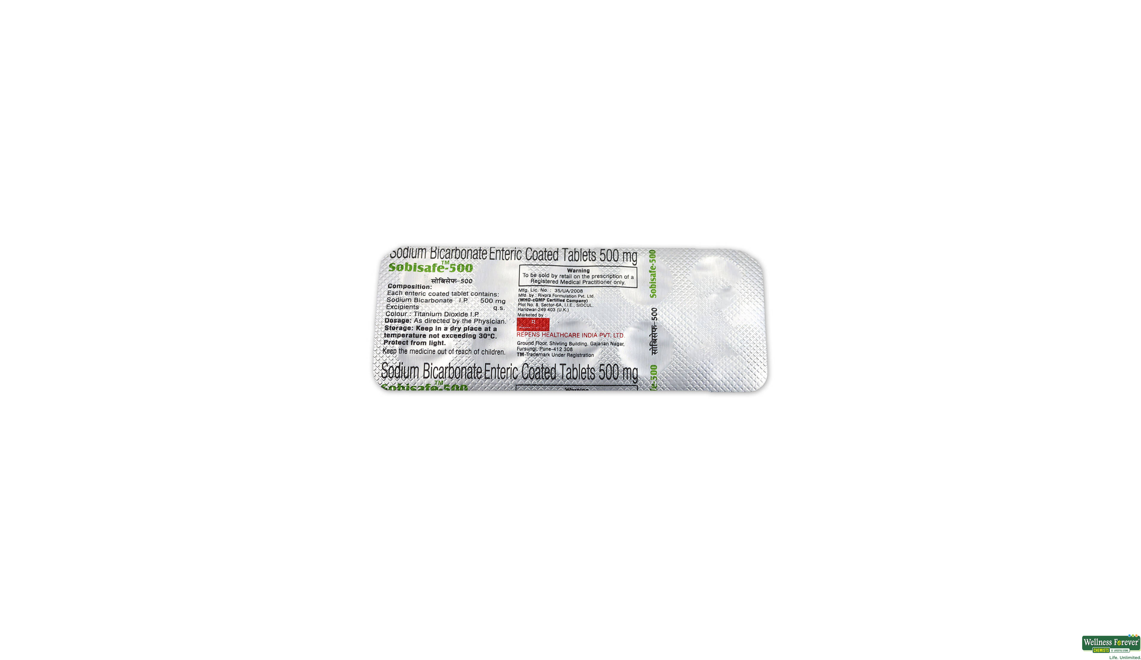 SOBISAFE 500MG 10TAB- 1, 10TAB, 