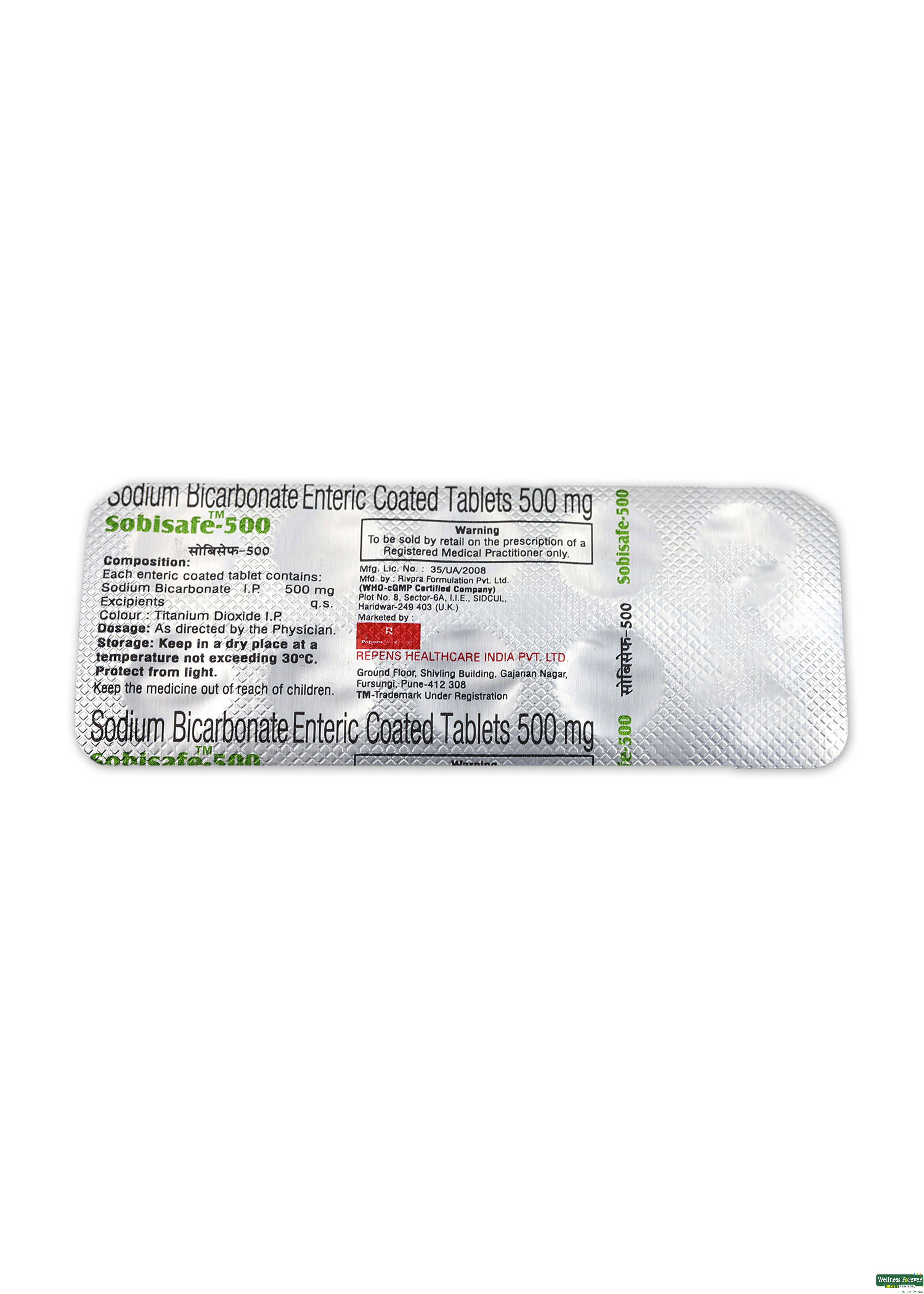 SOBISAFE 500MG 10TAB-image