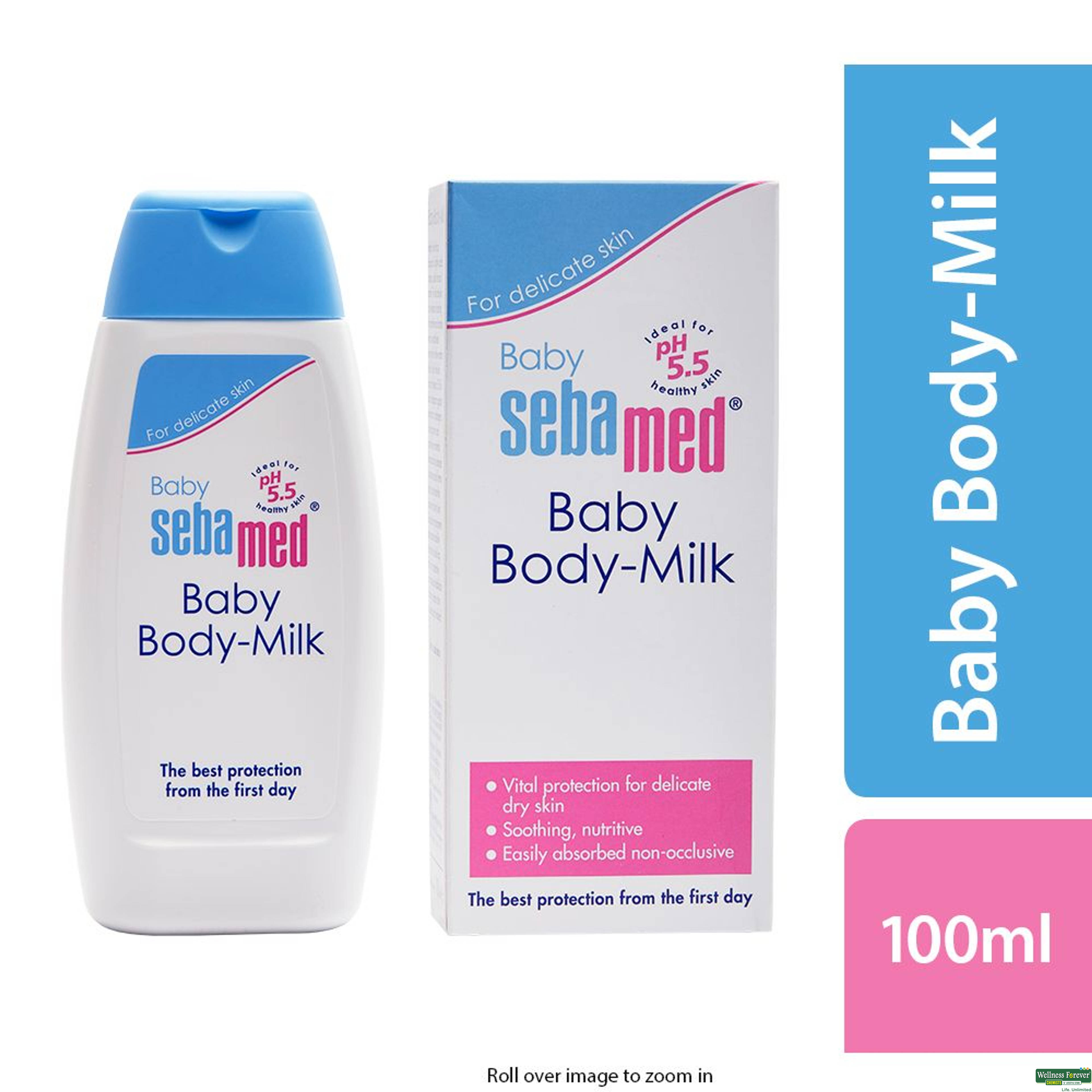 Sebamed Baby Body Milk Lotion, 100 ml-image