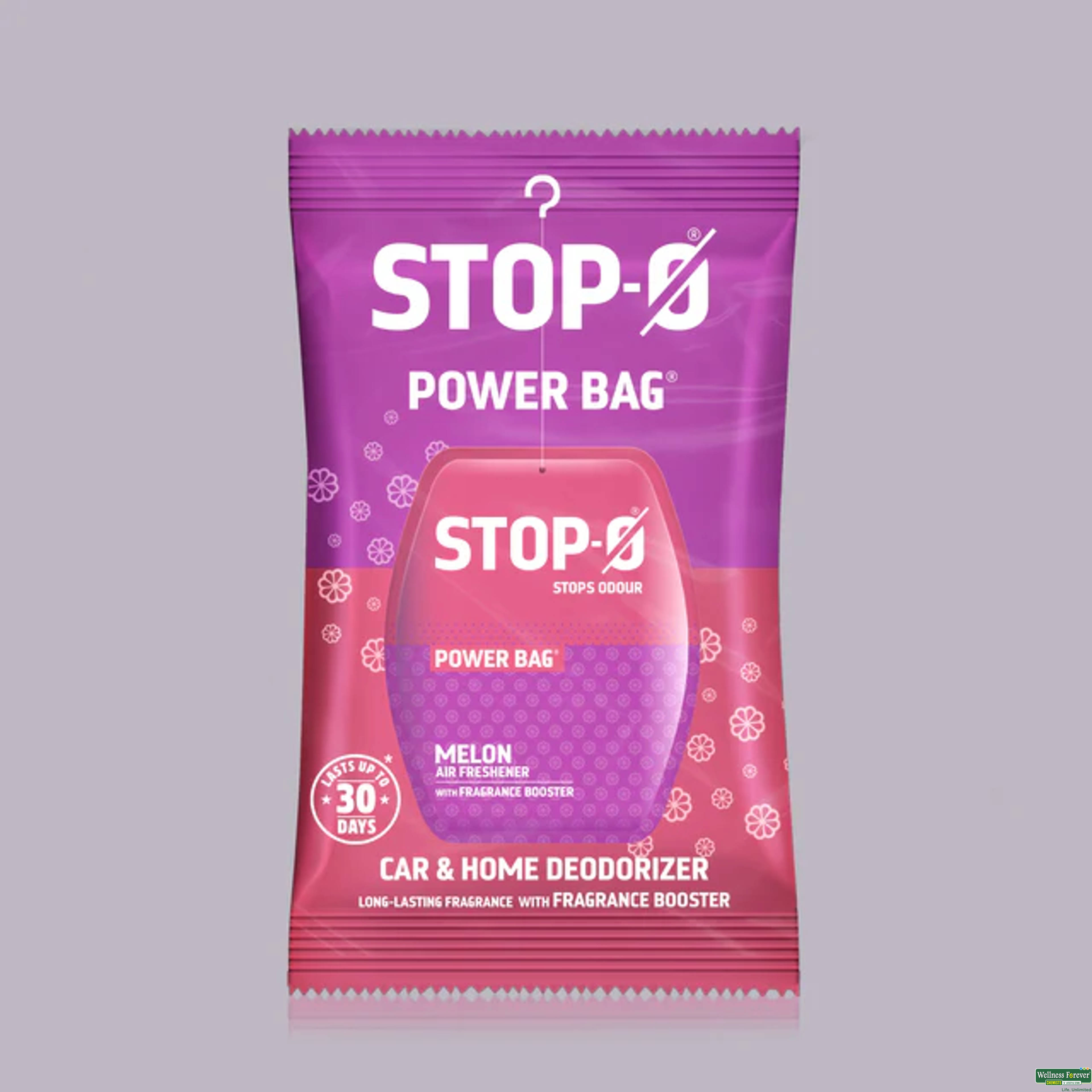 Stop-O Power Bag Melon Air Freshener, 10 g-image