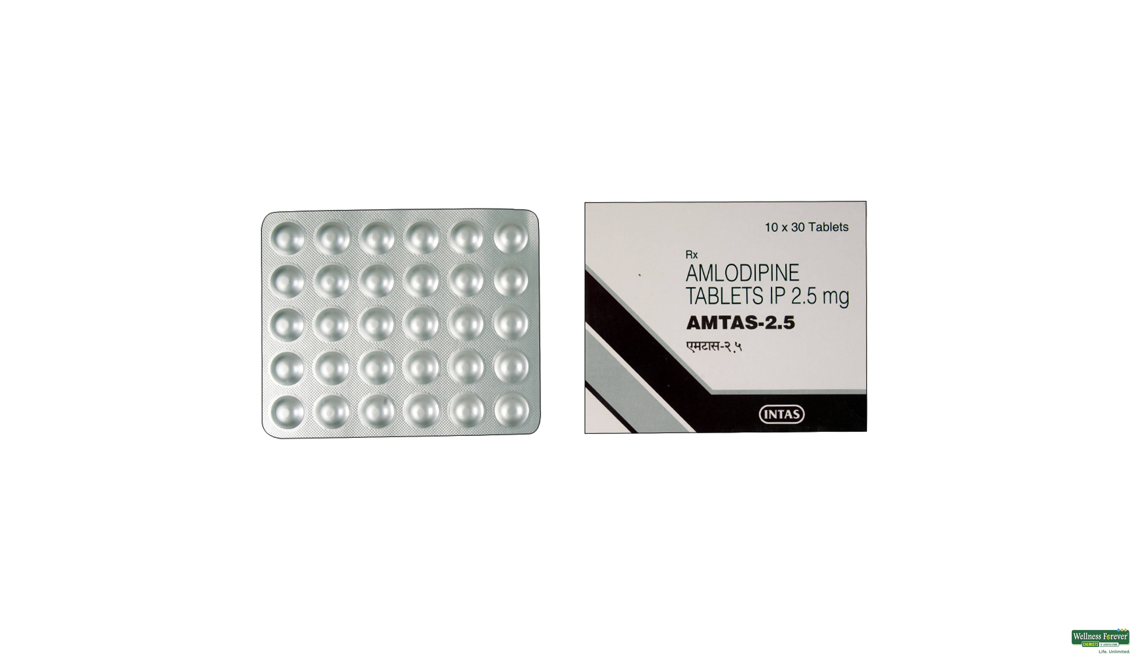 AMTAS 2.5MG 30TAB- 1, 30TAB, 