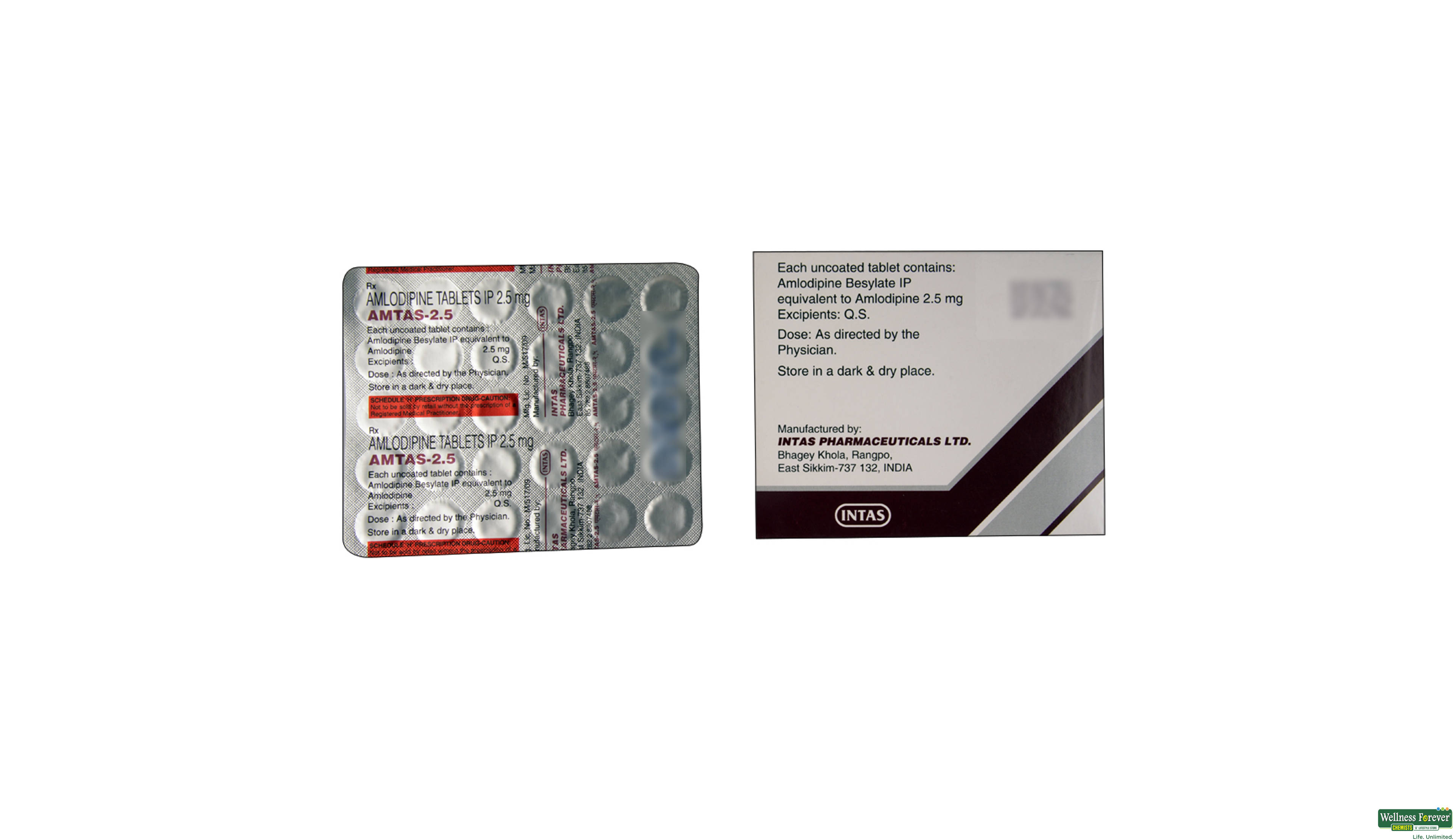 AMTAS 2.5MG 30TAB- 2, 30TAB, 