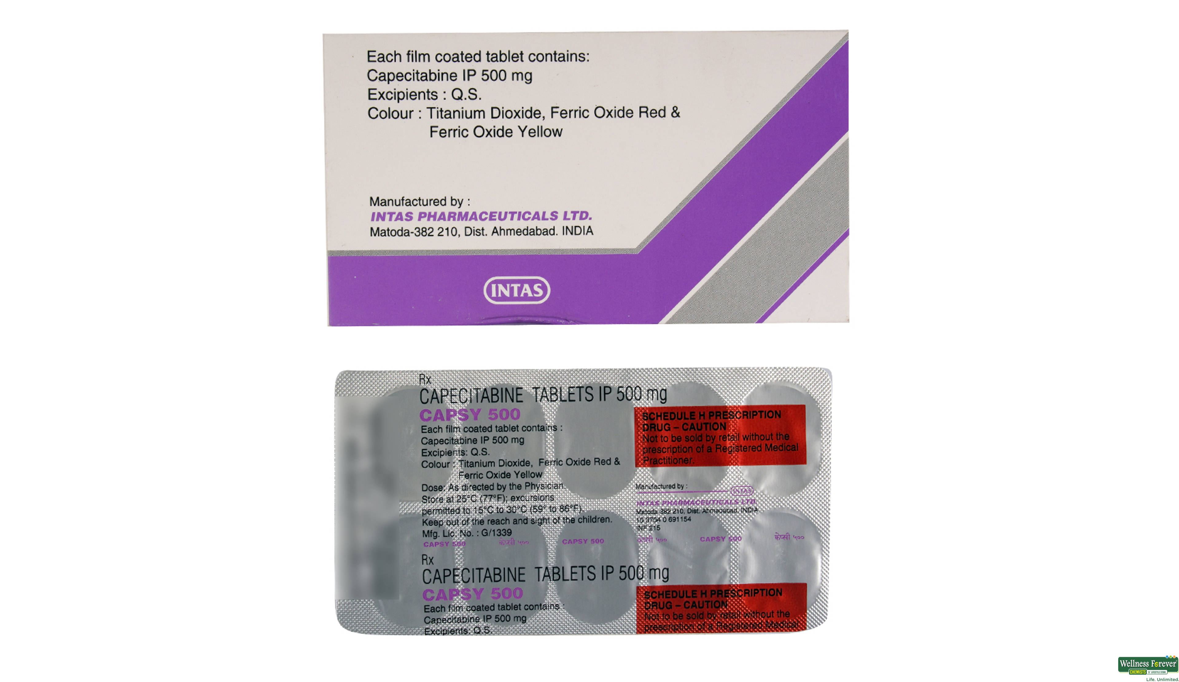 CAPSY 500MG 10TAB- 2, 10TAB, 
