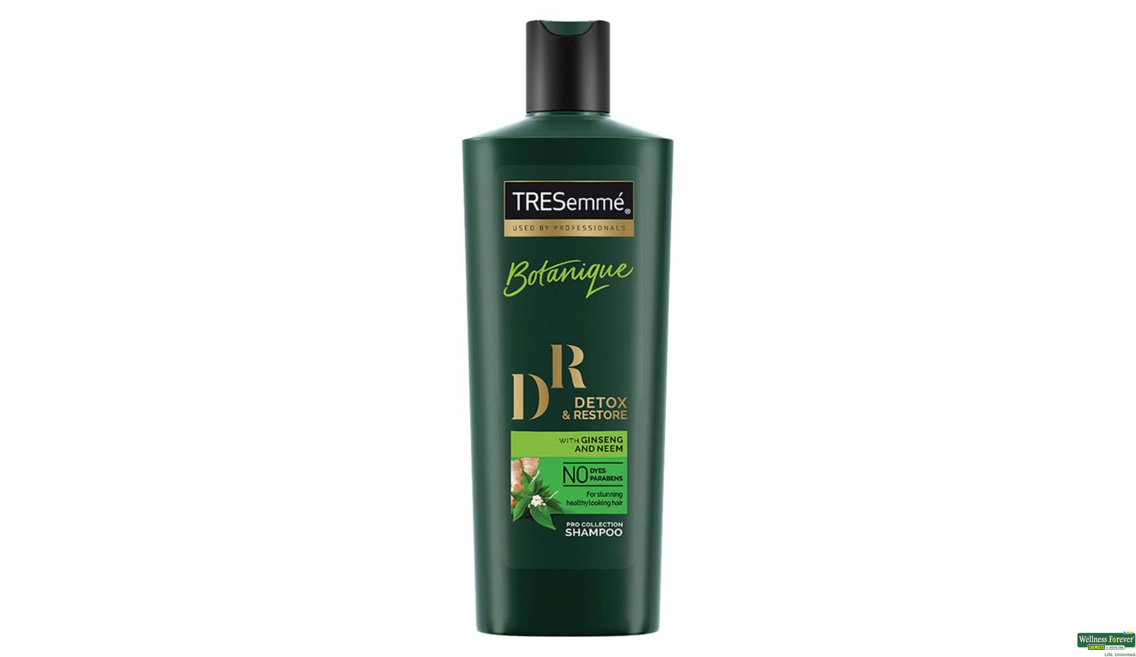 TRESEMME SHMP DETOX & RESTORE 340ML- 1, 340ML, null