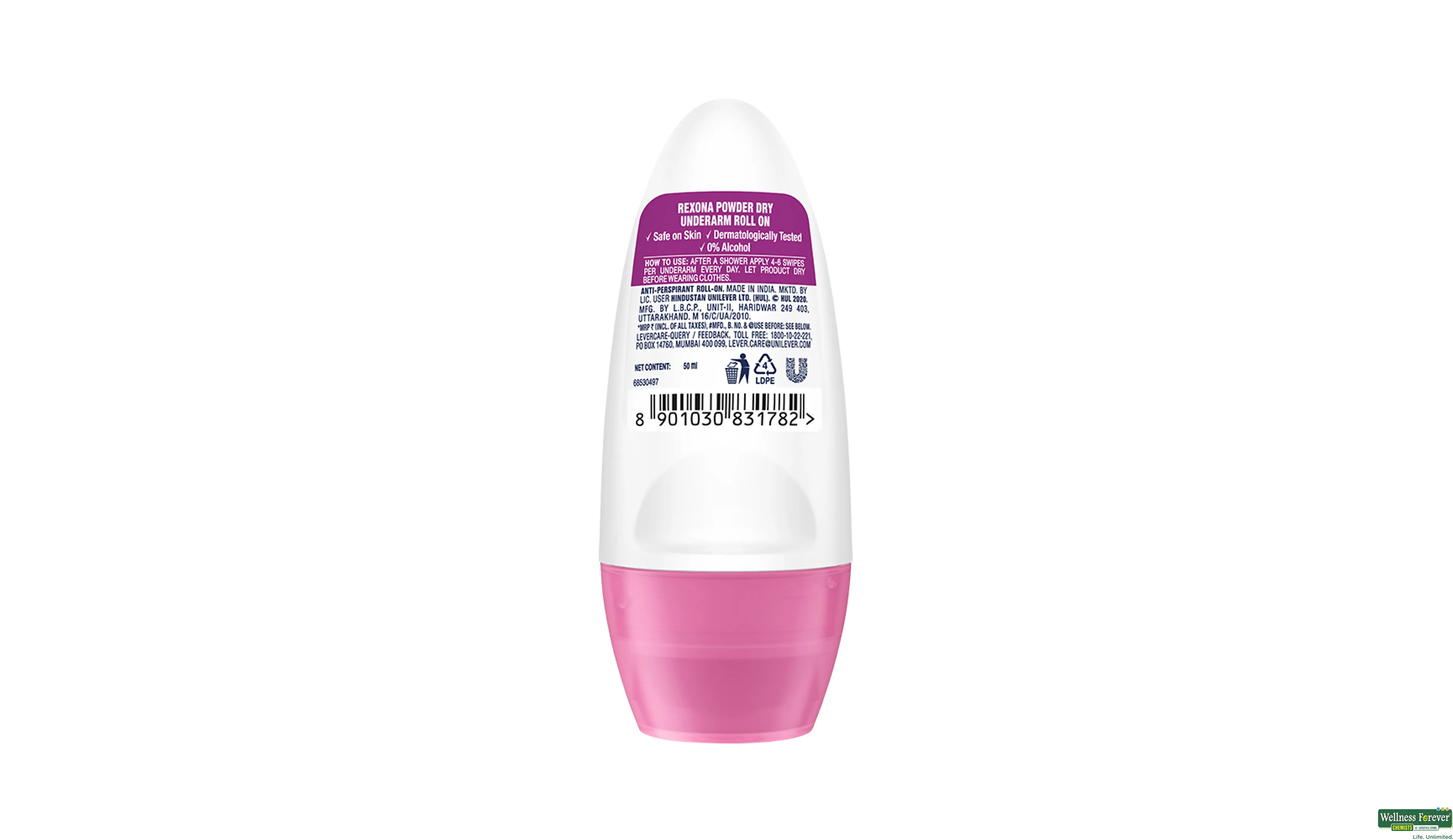 REXONA ROLLON WOMEN POWDER DRY 50ML- 3, 50ML, 