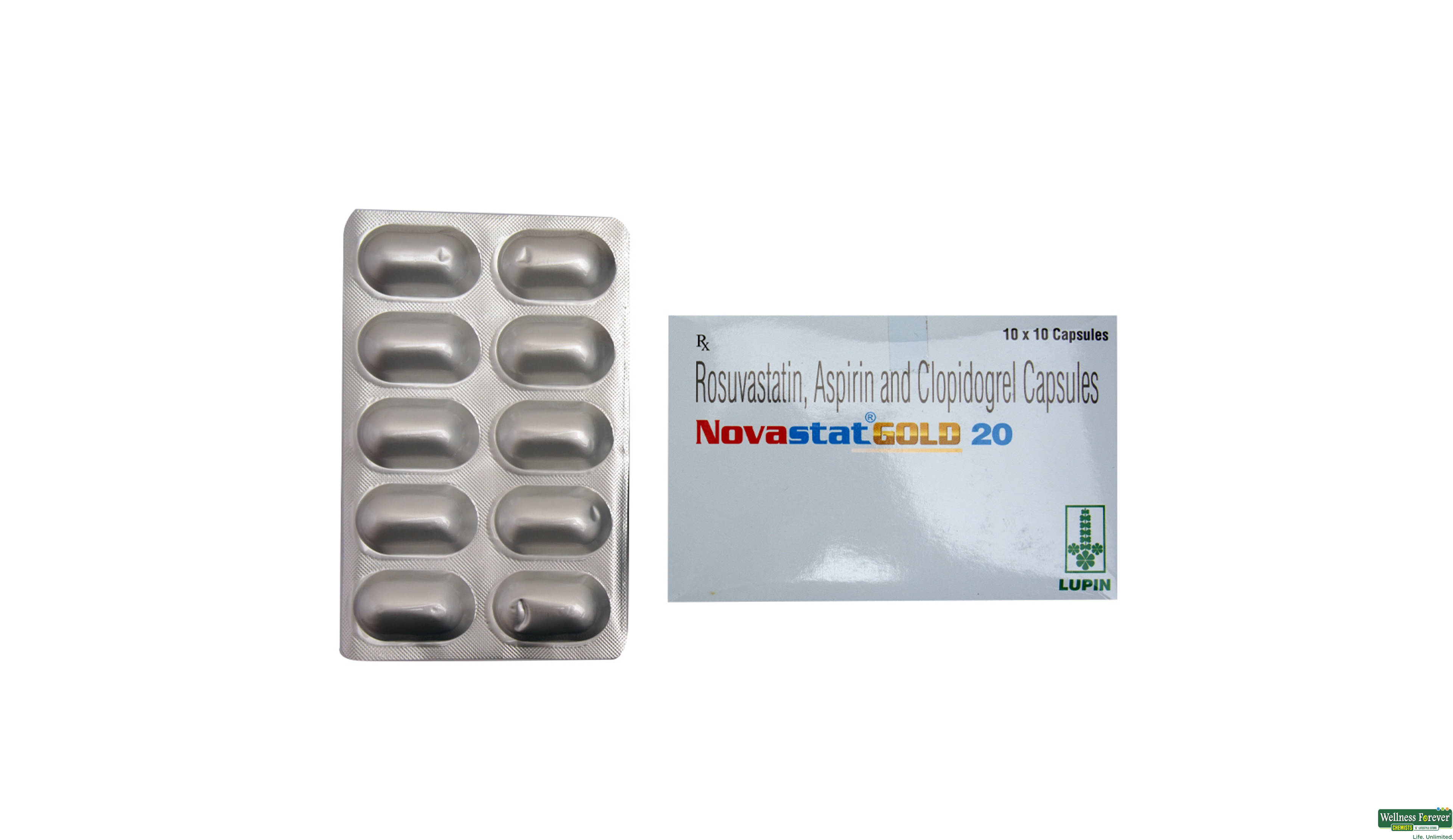 NOVASTAT-GOLD 20MG 10CAP- 1, 10CAP, 