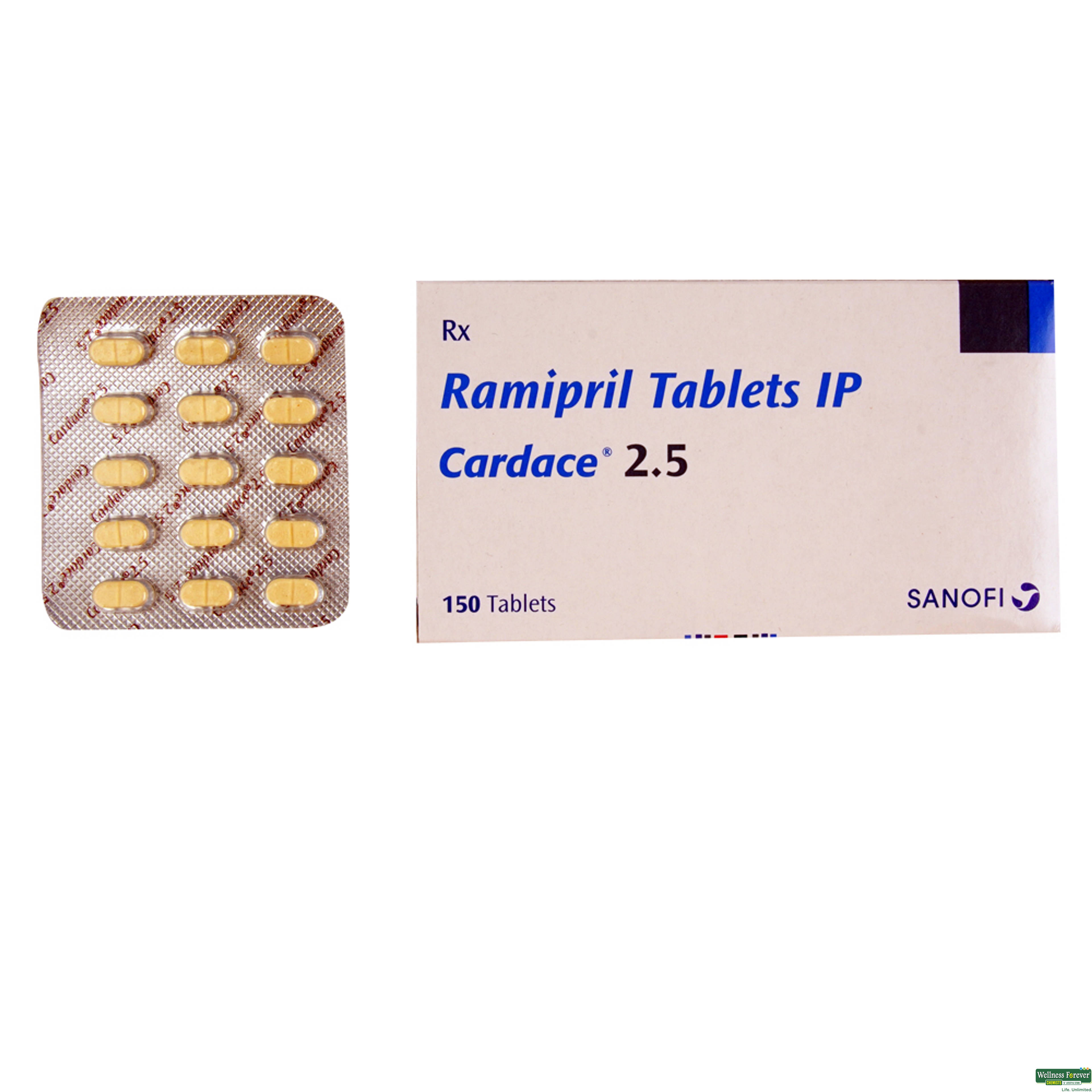 Cardace 2.5mg 15 Tablets-image