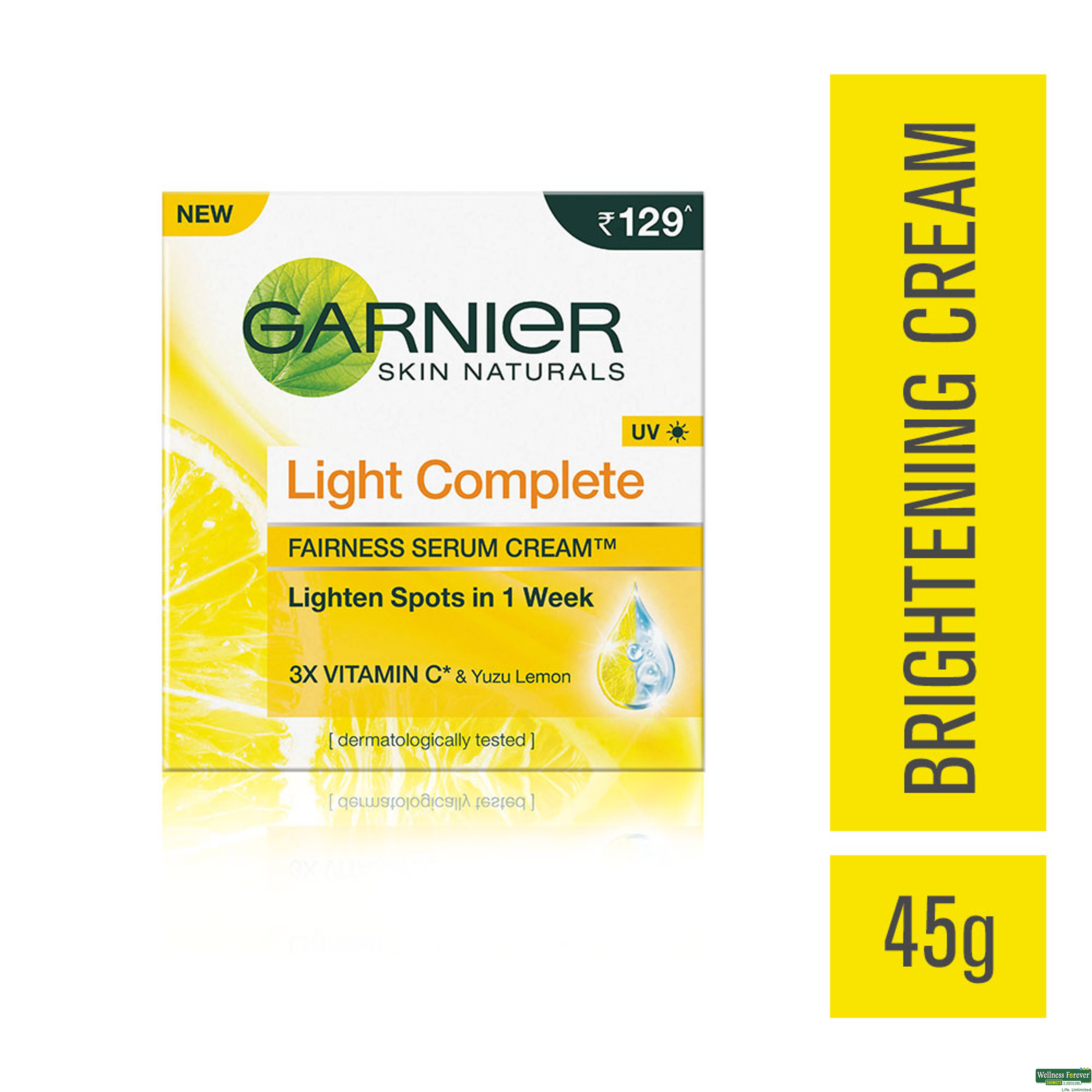 Garnier Light Complete Serum Cream, 45 g-image