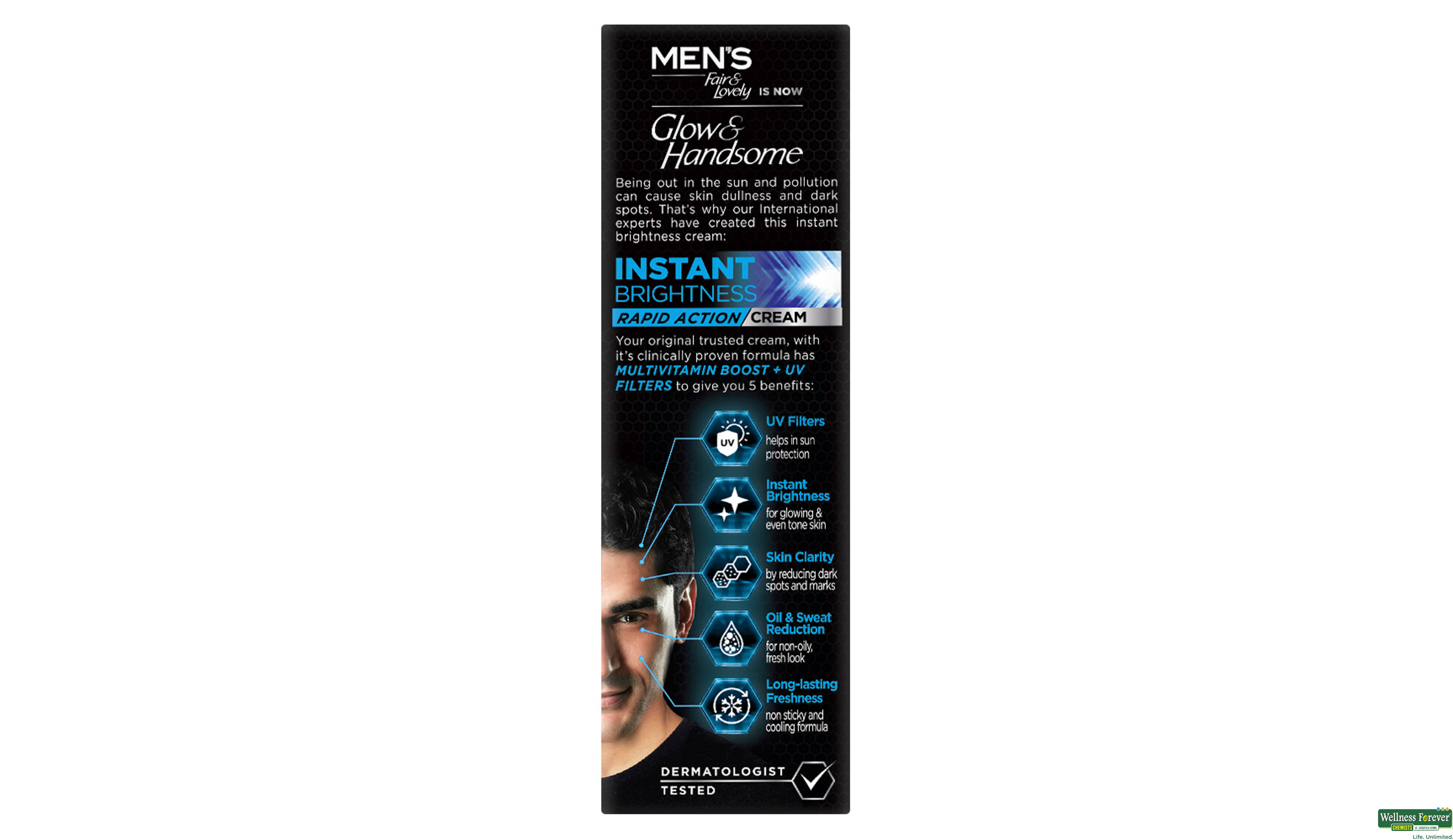 FAIR LOVELY CRM MENS INSTANT FAIRNESS 25GM- 5, 25GM, 