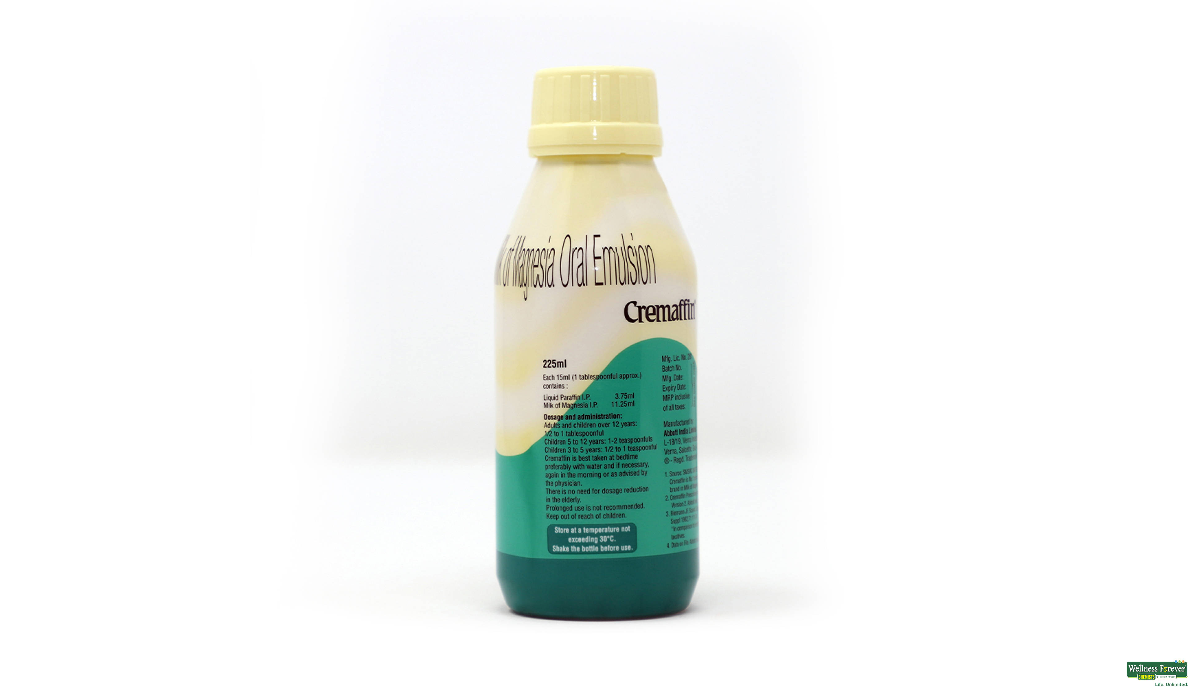 CREMAFFIN MINT SYP 225ML- 2, 225ML, 