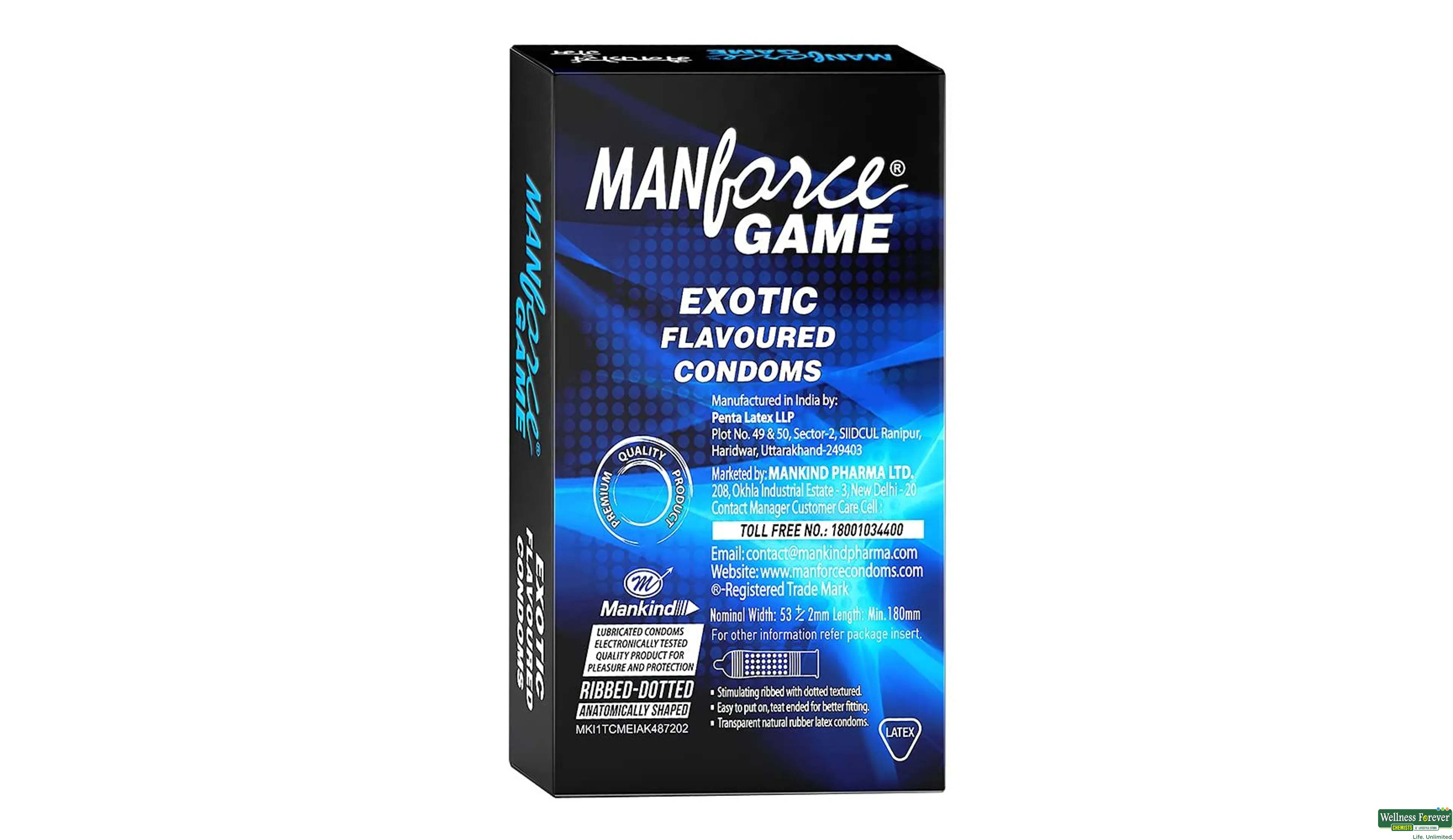 MANFORCE CONDOM EXOTIC 10PC- 2, 10PC, 