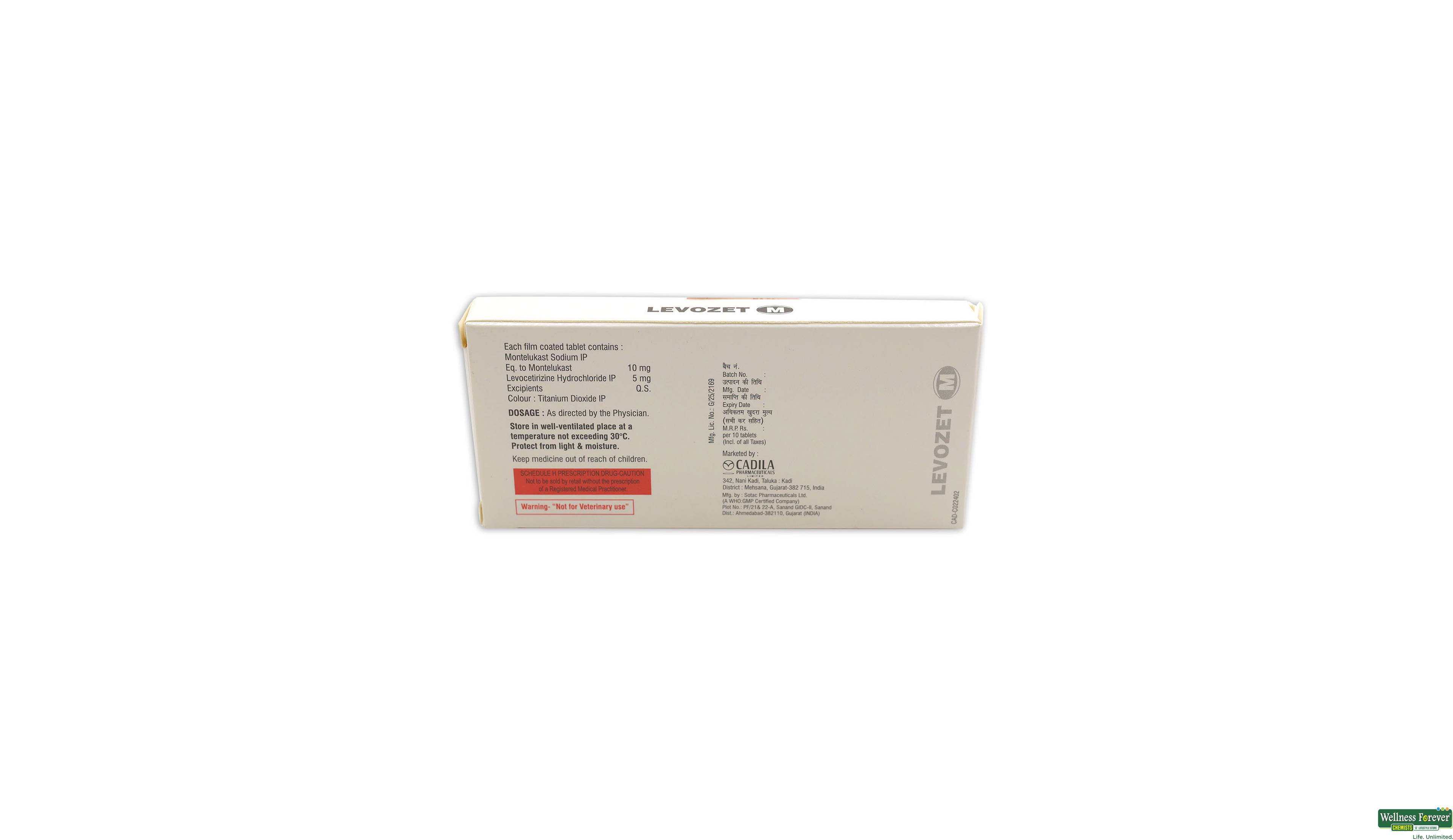 LEVOZET-M 10TAB- 2, 10TAB, 