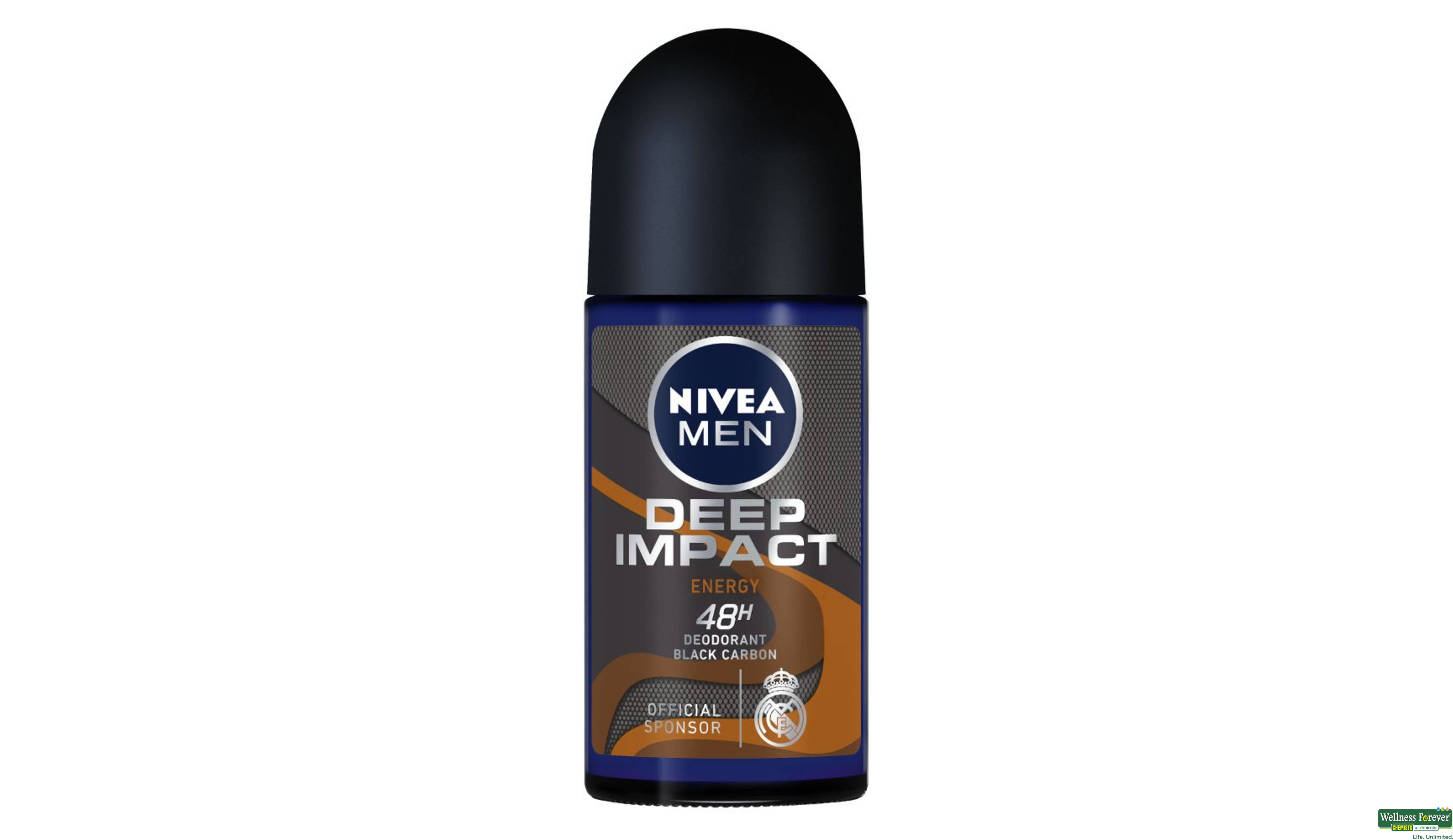 NIVEA ROLLON MEN DEEP IMPACT 50ML- 1, 50ML, 