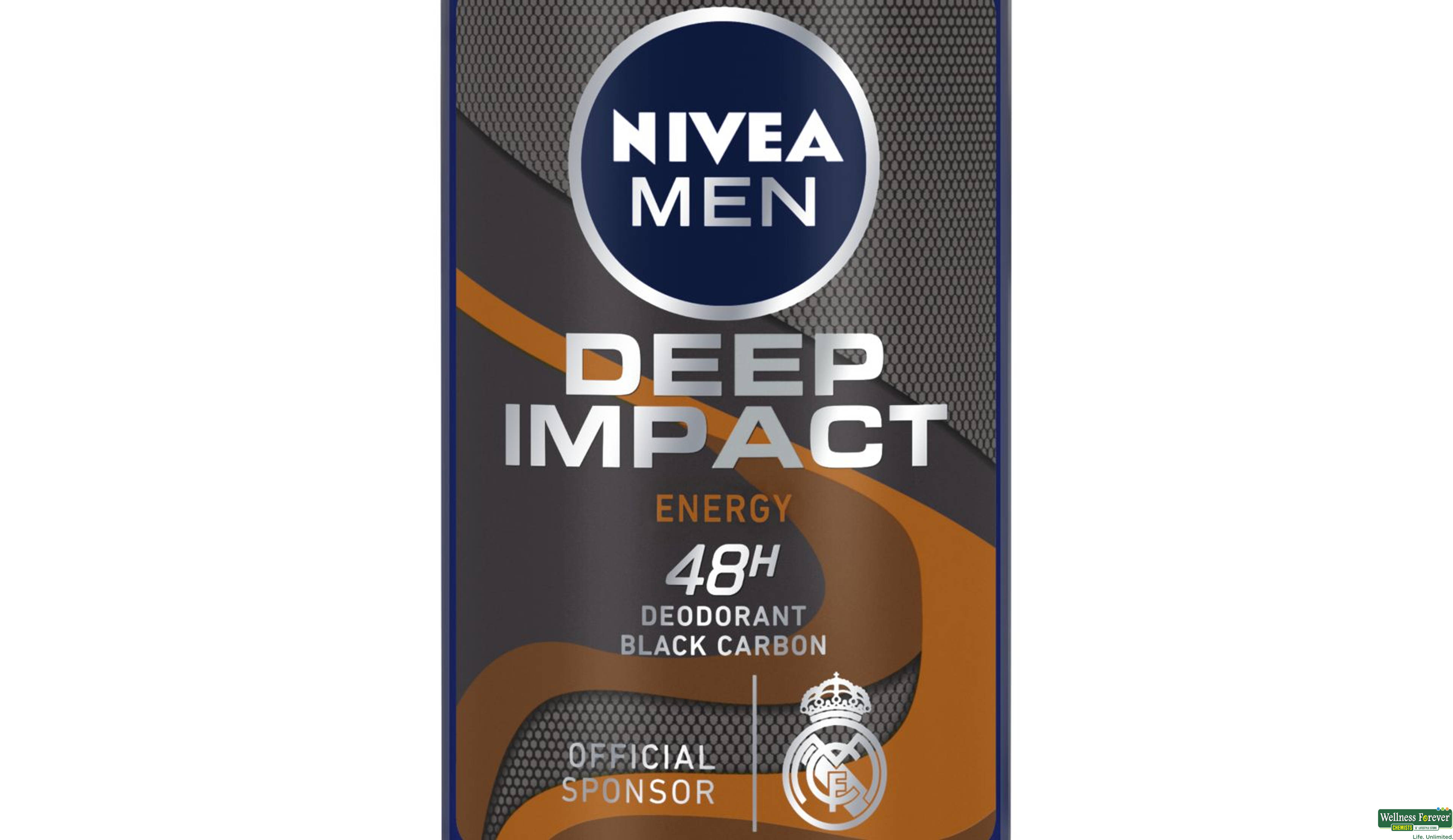 NIVEA ROLLON MEN DEEP IMPACT 50ML- 2, 50ML, 