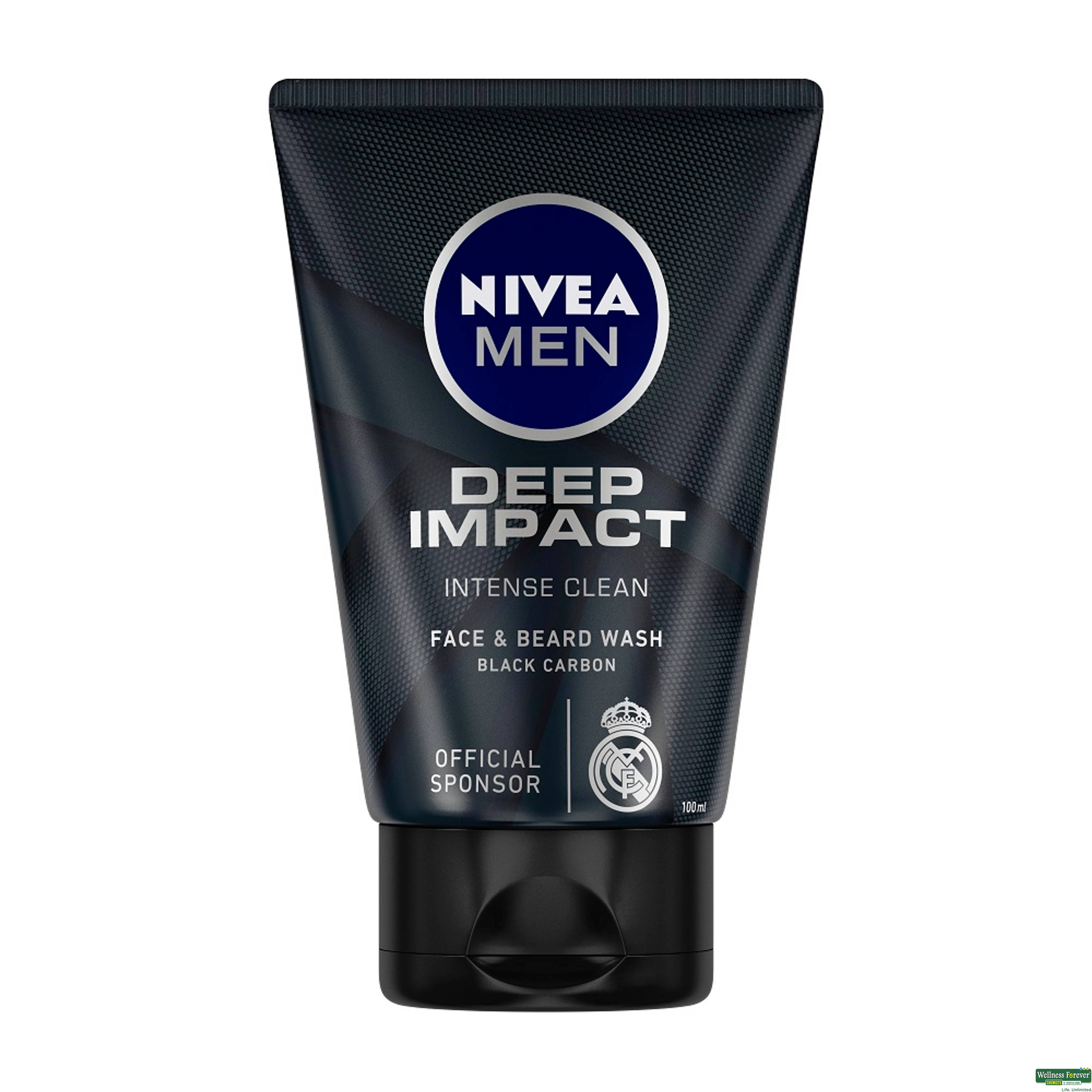Nivea Men Deep Impact Intense Clean Face Wash 100g-image