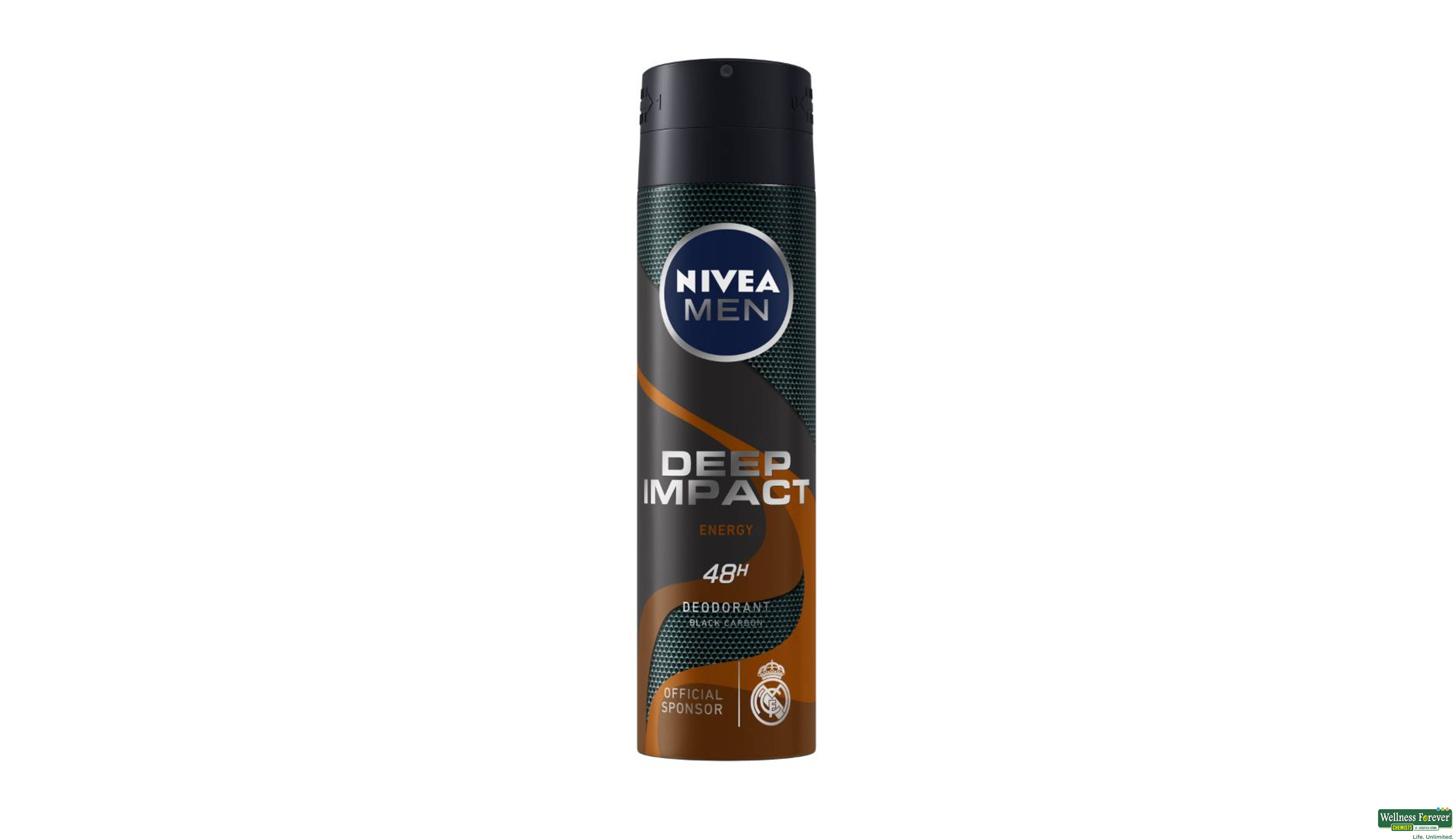 NIVEA DEO MEN DEEP IMPACT 150ML- 1, 150ML, 