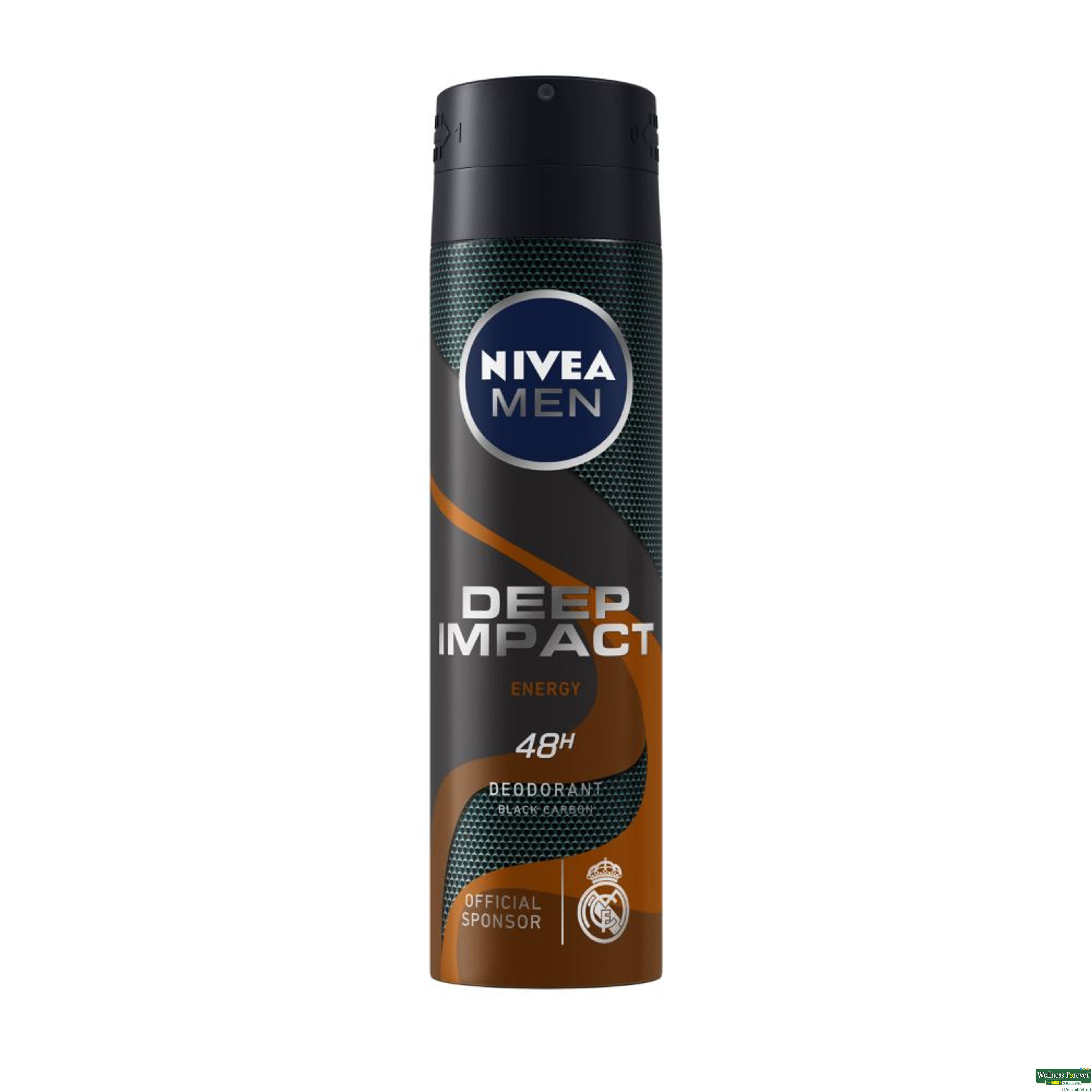 Nivea Men Deodorant, Deep Impact Freshness, 150 ml-image