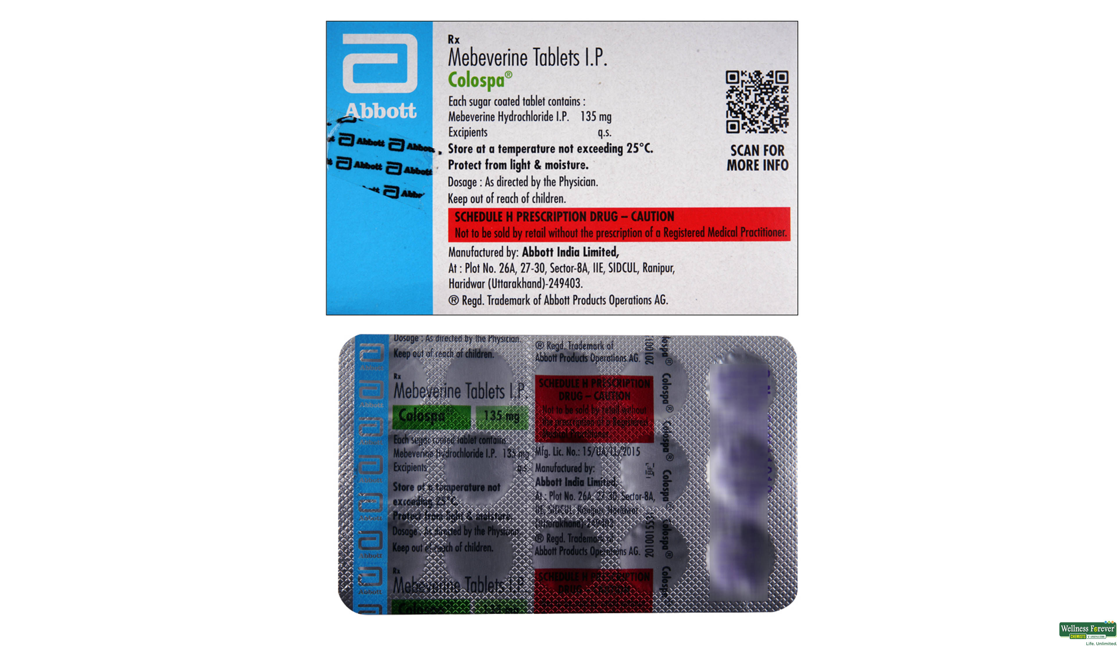 COLOSPA 135MG 15TAB- 2, 15TAB, 