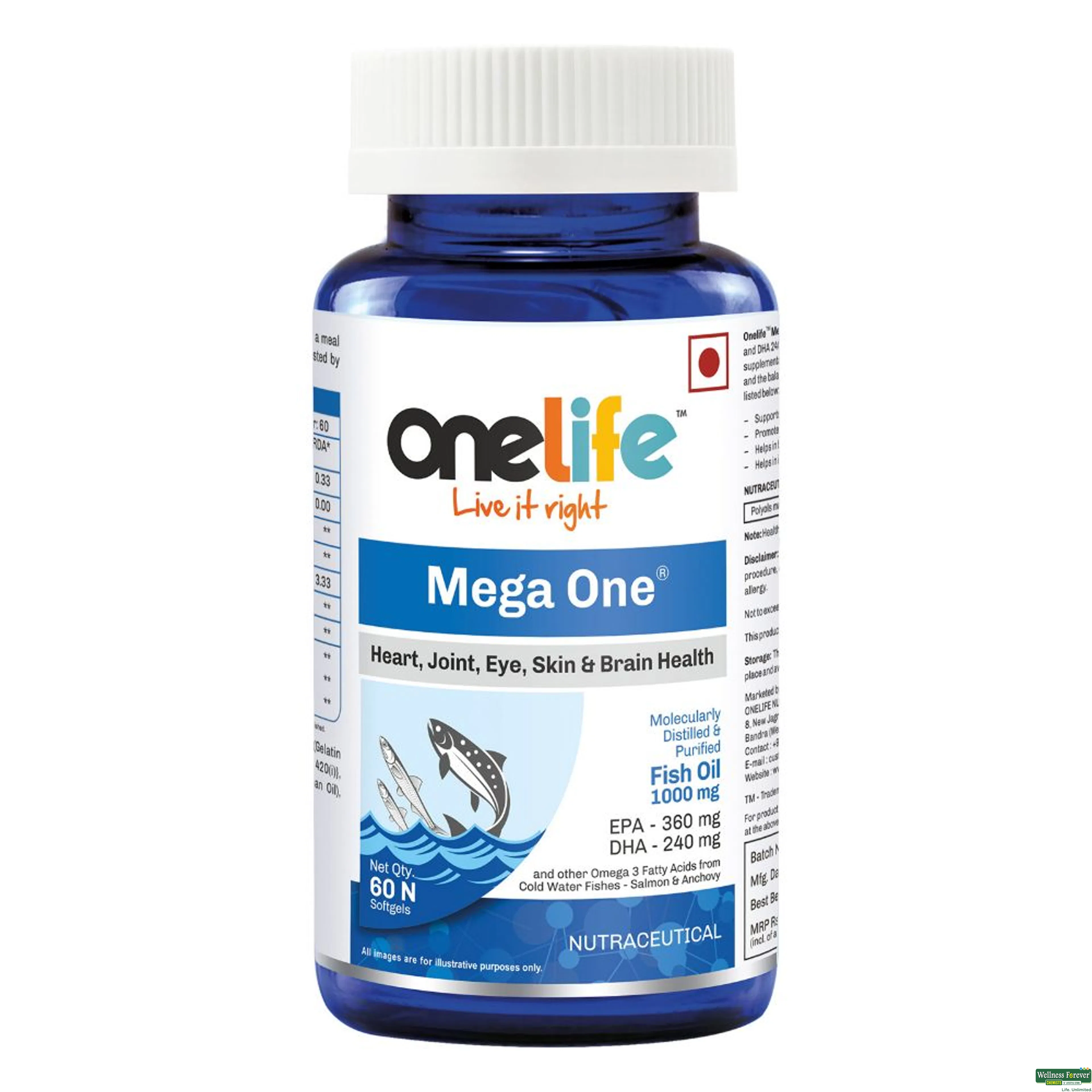 ONELIFE MEGA-ONE SOFTGEL 60CAP-image