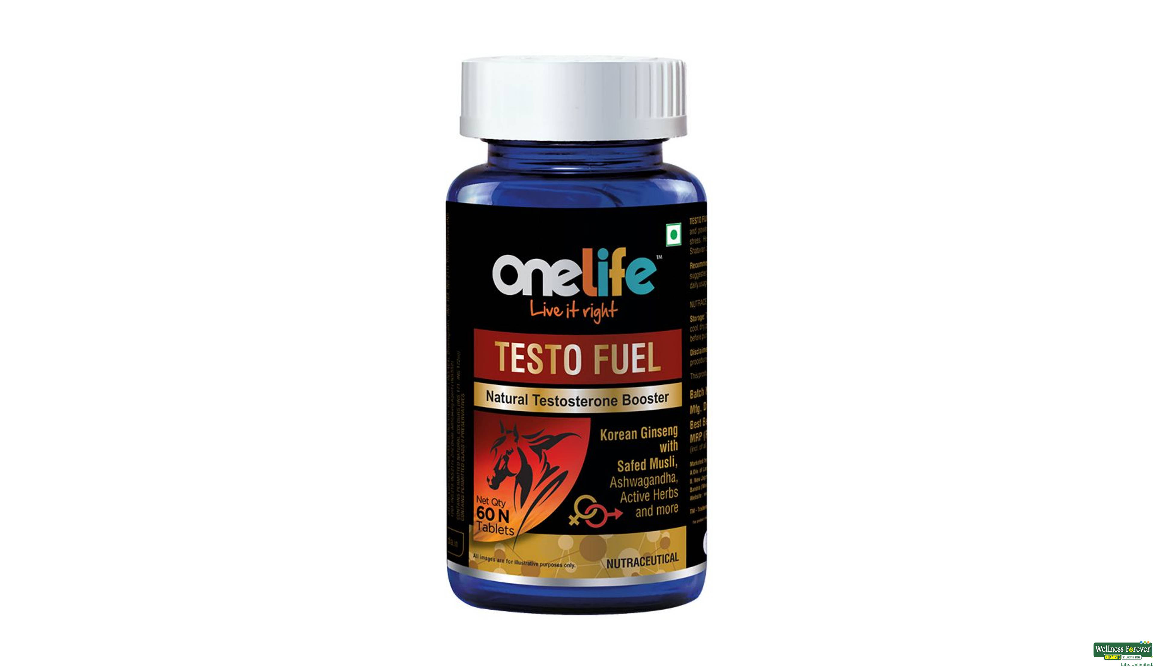 ONELIFE TESTO FUEL 60TAB- 1, 60TAB, 
