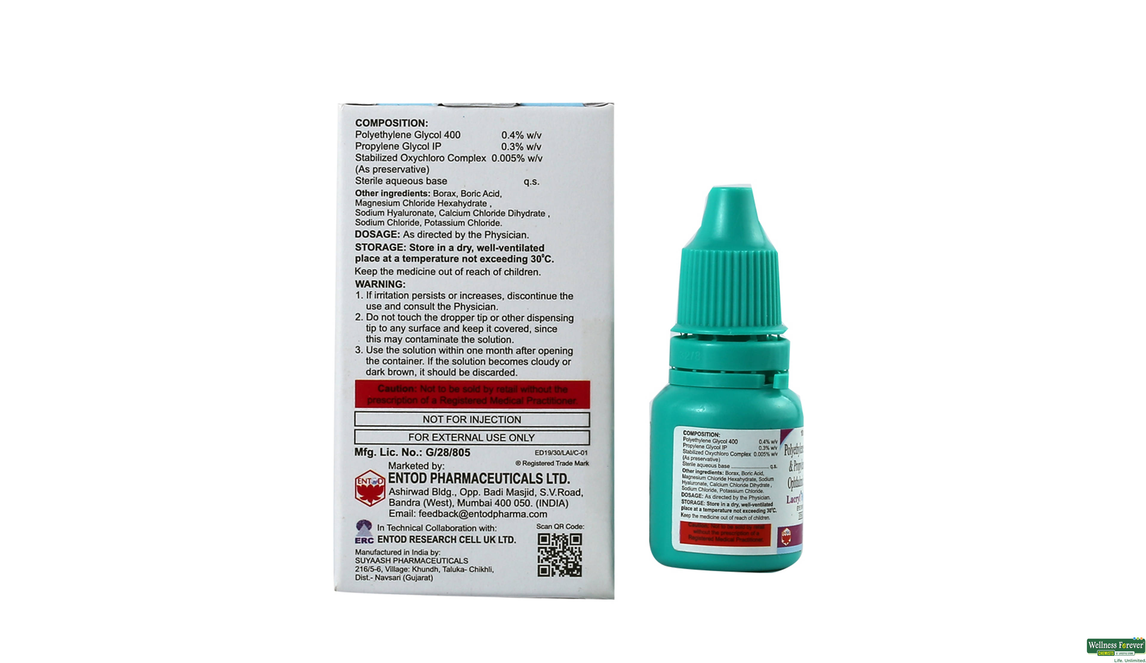 LACRYL-HYDRATE E/DROPS 10ML- 2, 10ML, 