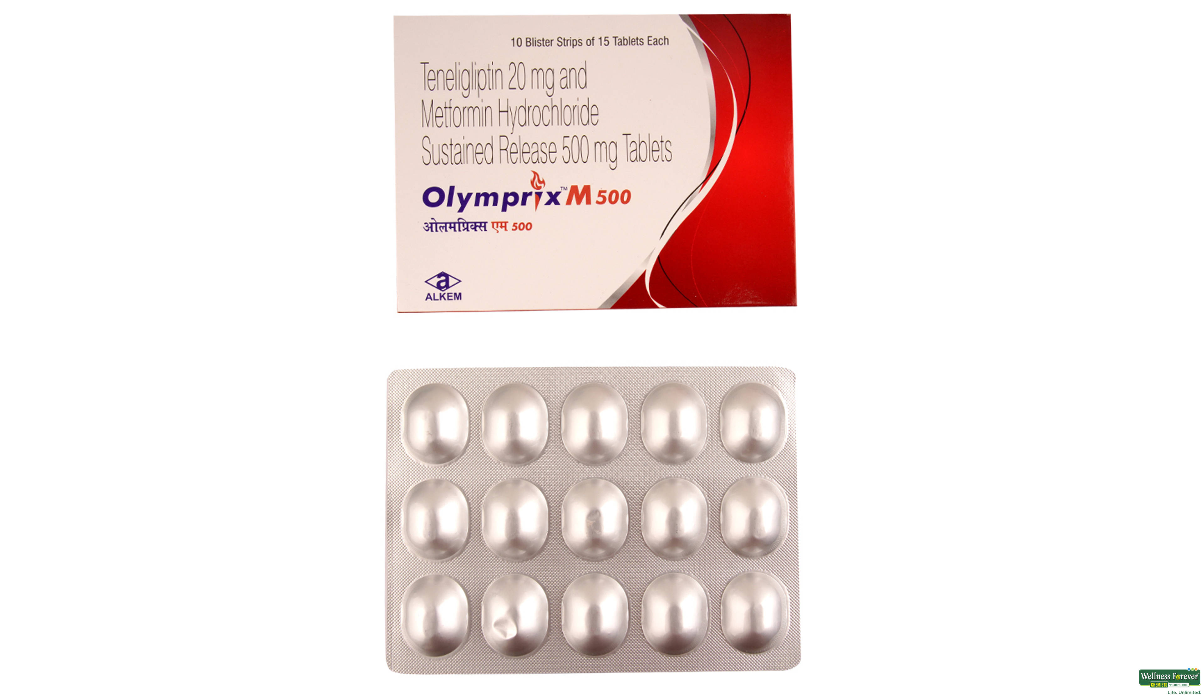 OLYMPRIX-M 500MG 15TAB- 1, 15TAB, 