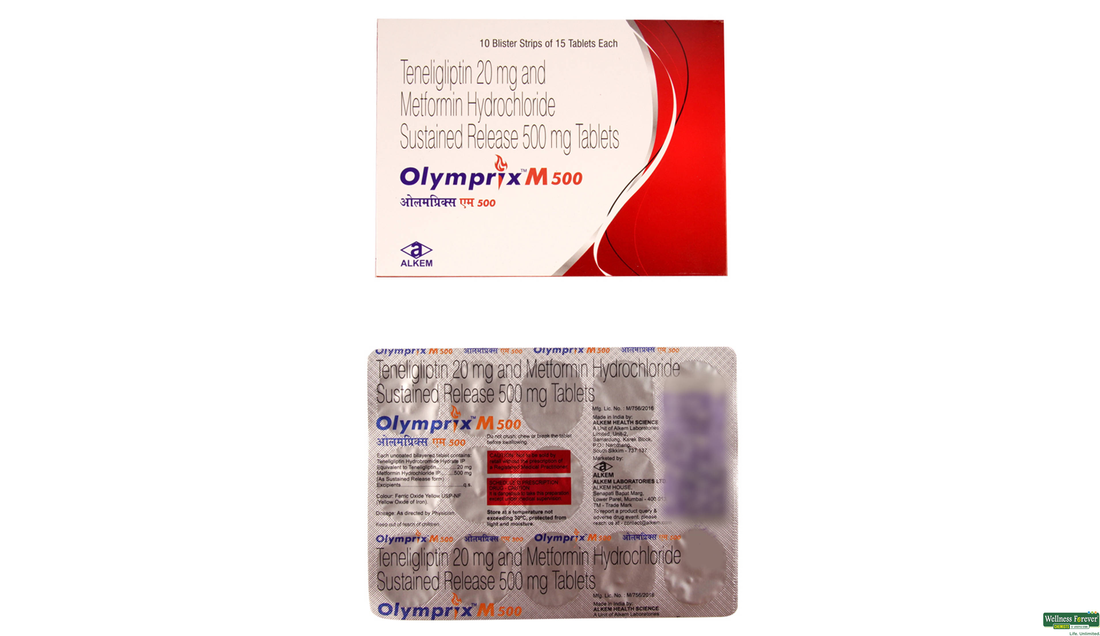 OLYMPRIX-M 500MG 15TAB- 2, 15TAB, 