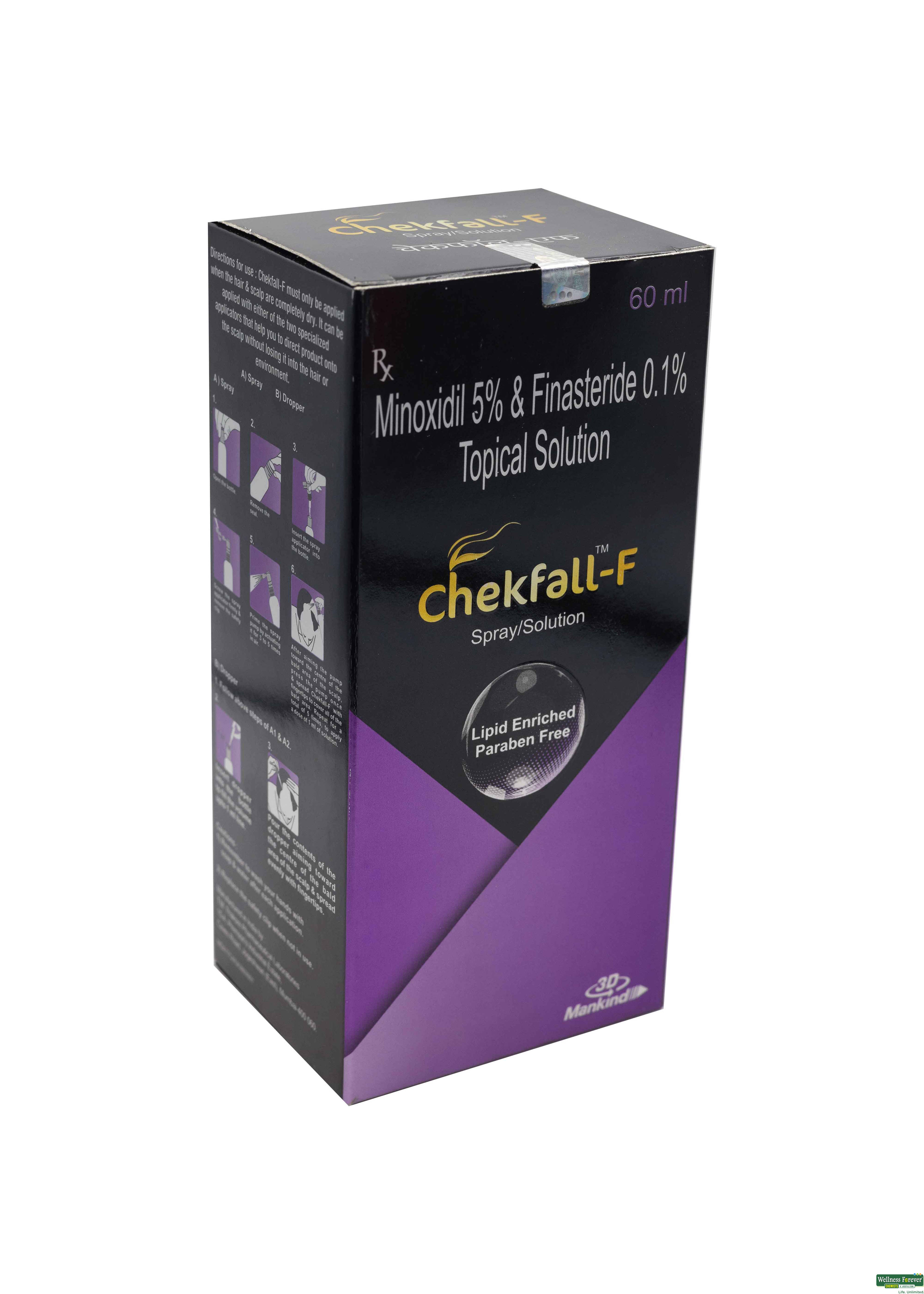 Chekfall-F Topical Spray Solution 60 ml-image