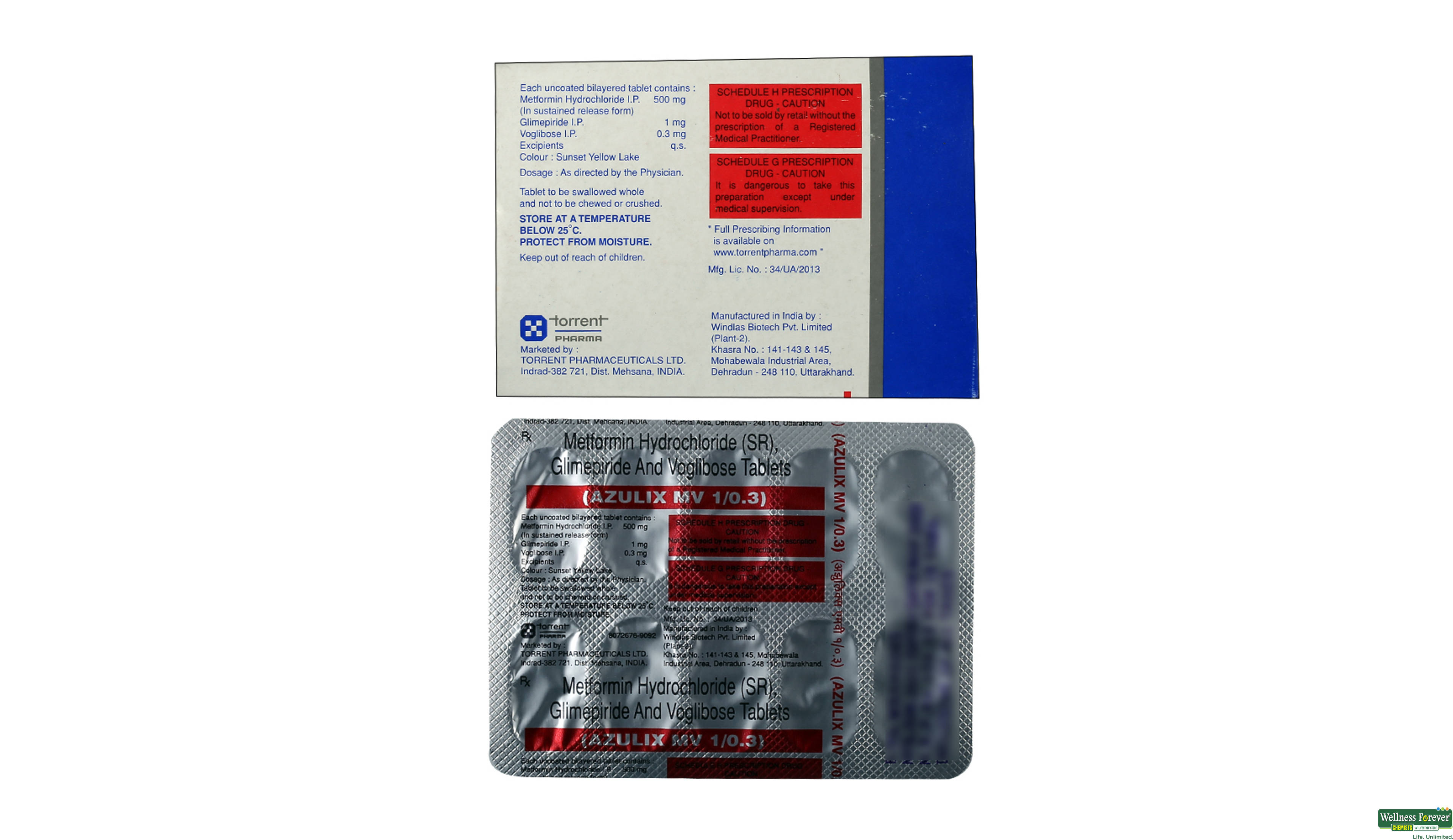 AZULIX-MV 1/0.3MG 10TAB- 2, 10TAB, 