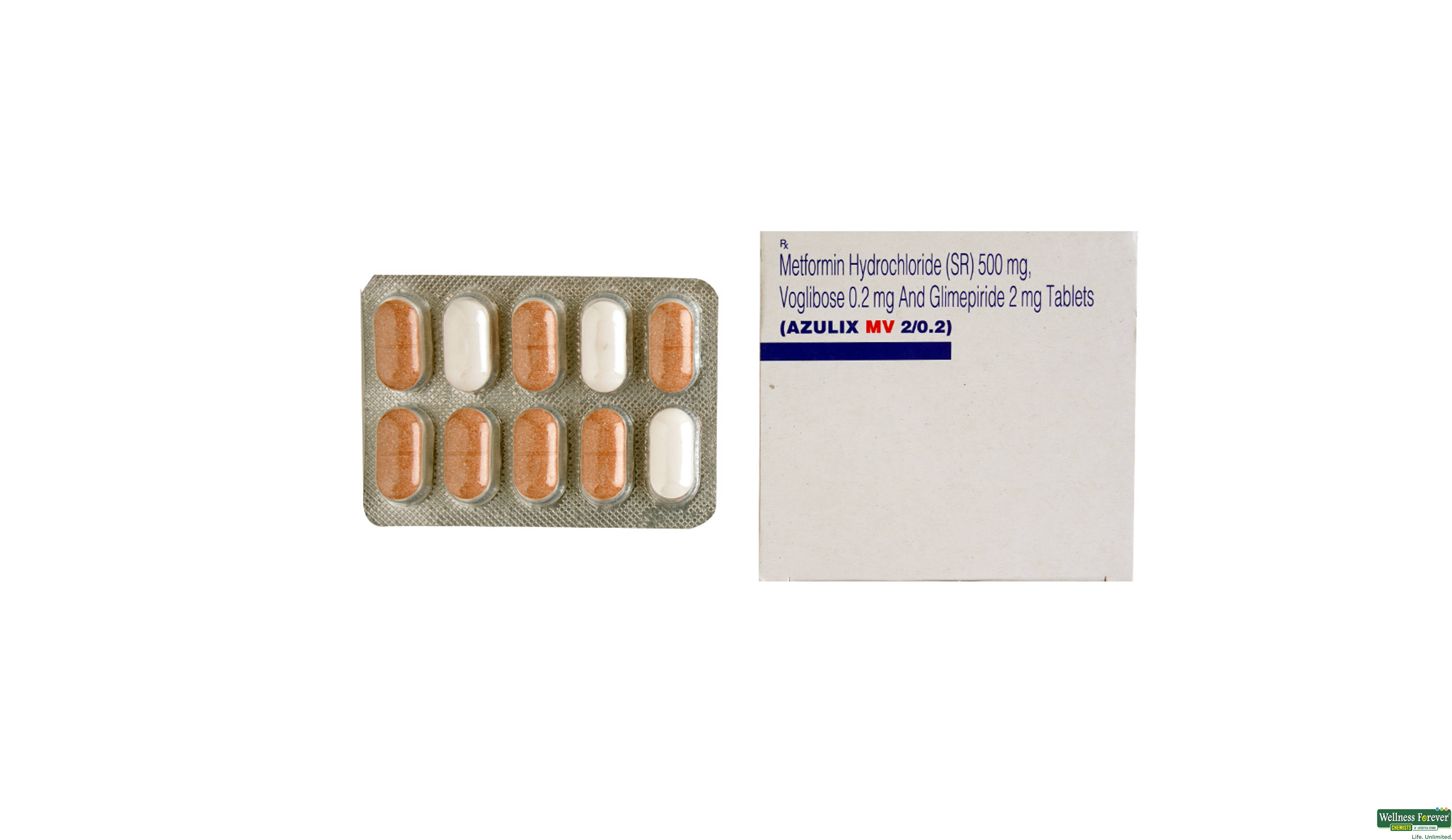 AZULIX-MV 2/0.2MG 10TAB- 1, 10TAB, 