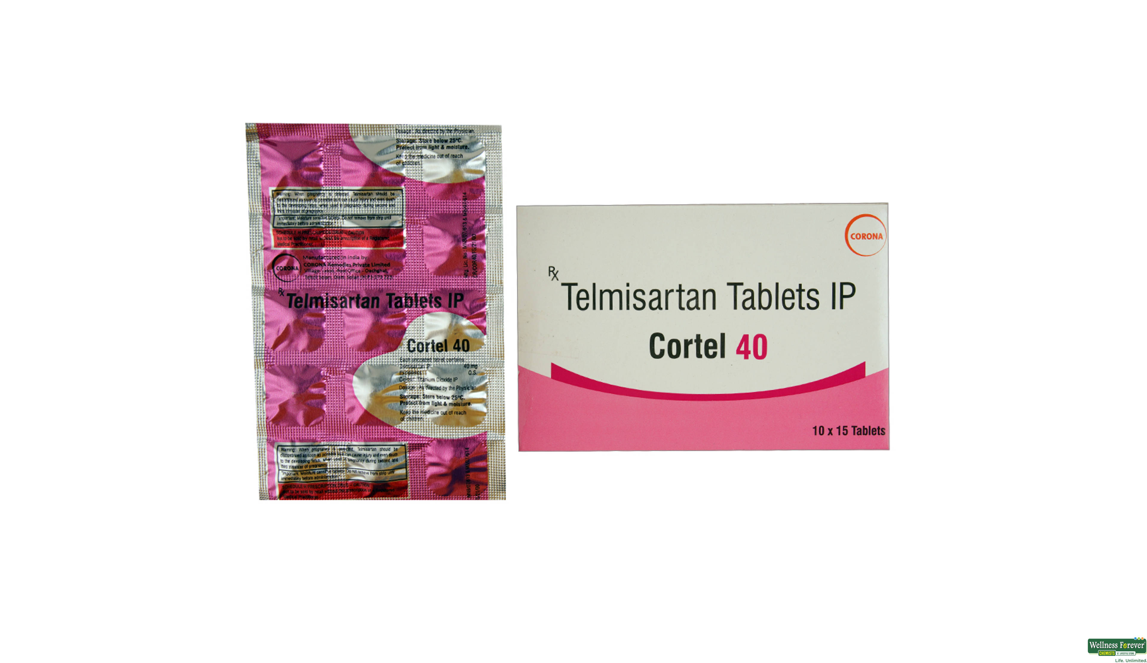 CORTEL 40MG 15TAB- 1, 15TAB, 