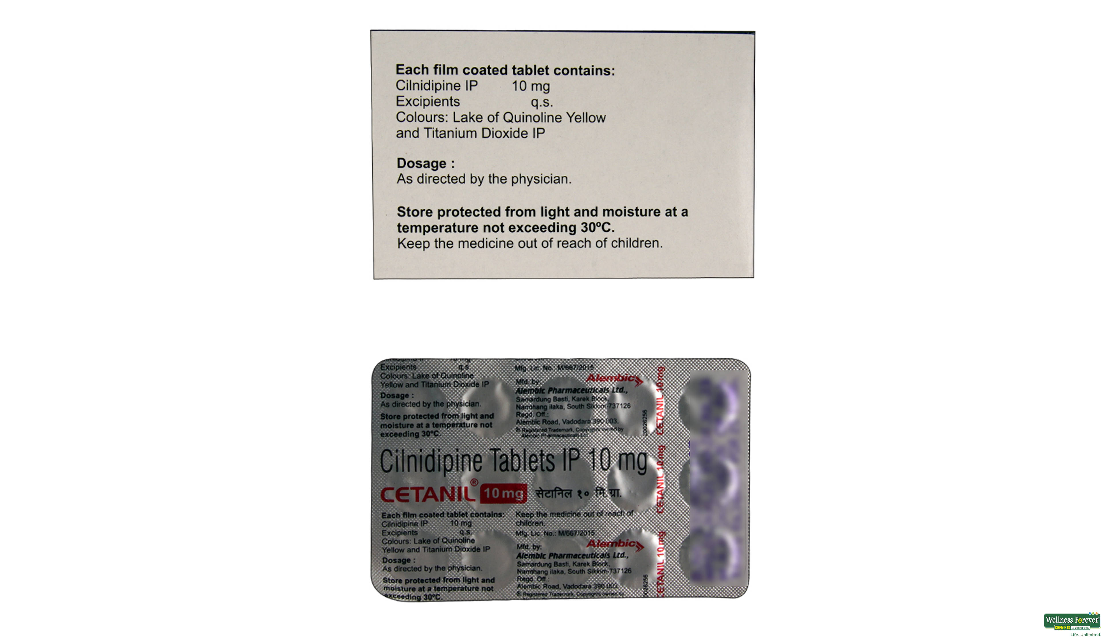 CETANIL 10MG 15TAB- 2, 15TAB, 