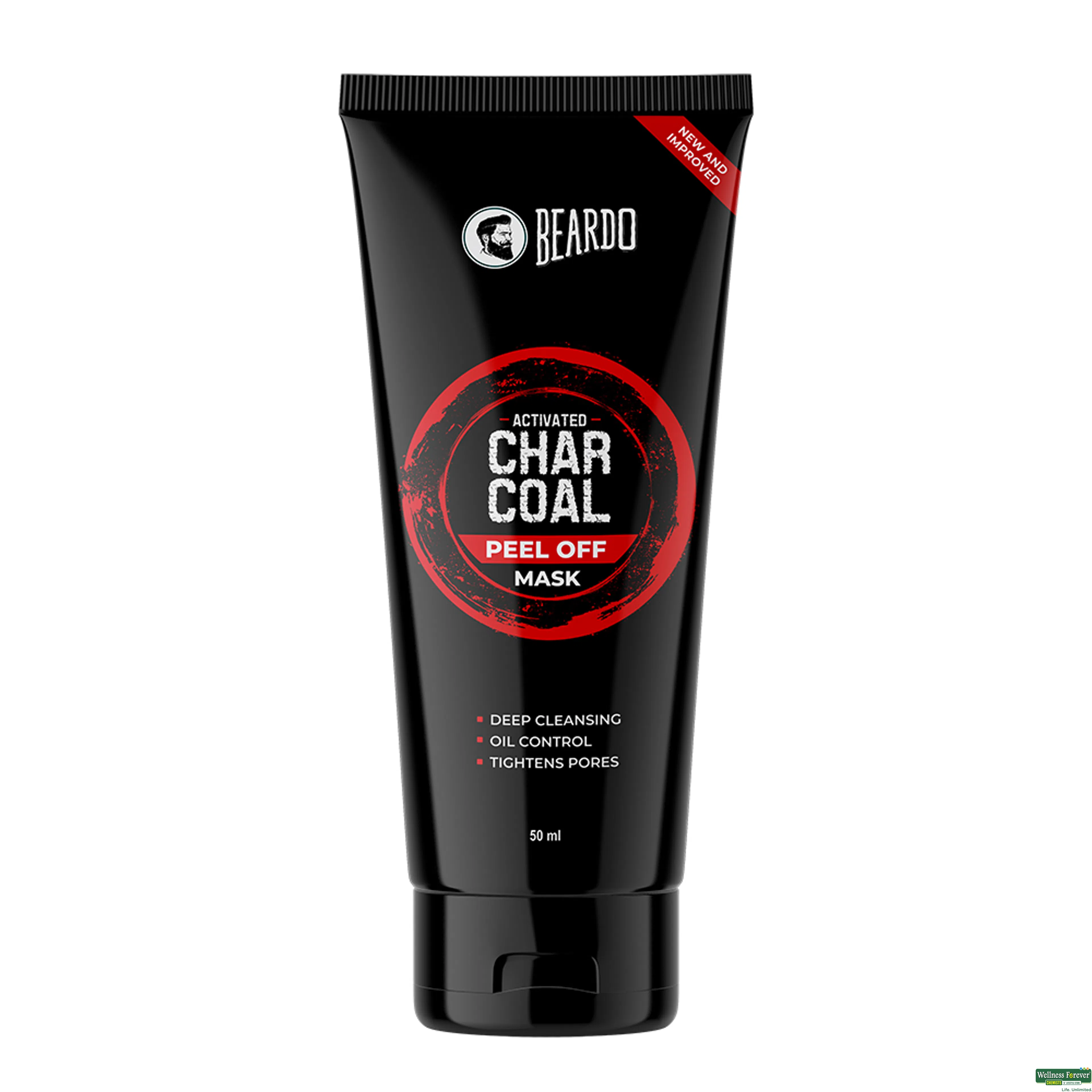 BEARDO F/MASK PEEL OFF CHARCOAL 100GM-image